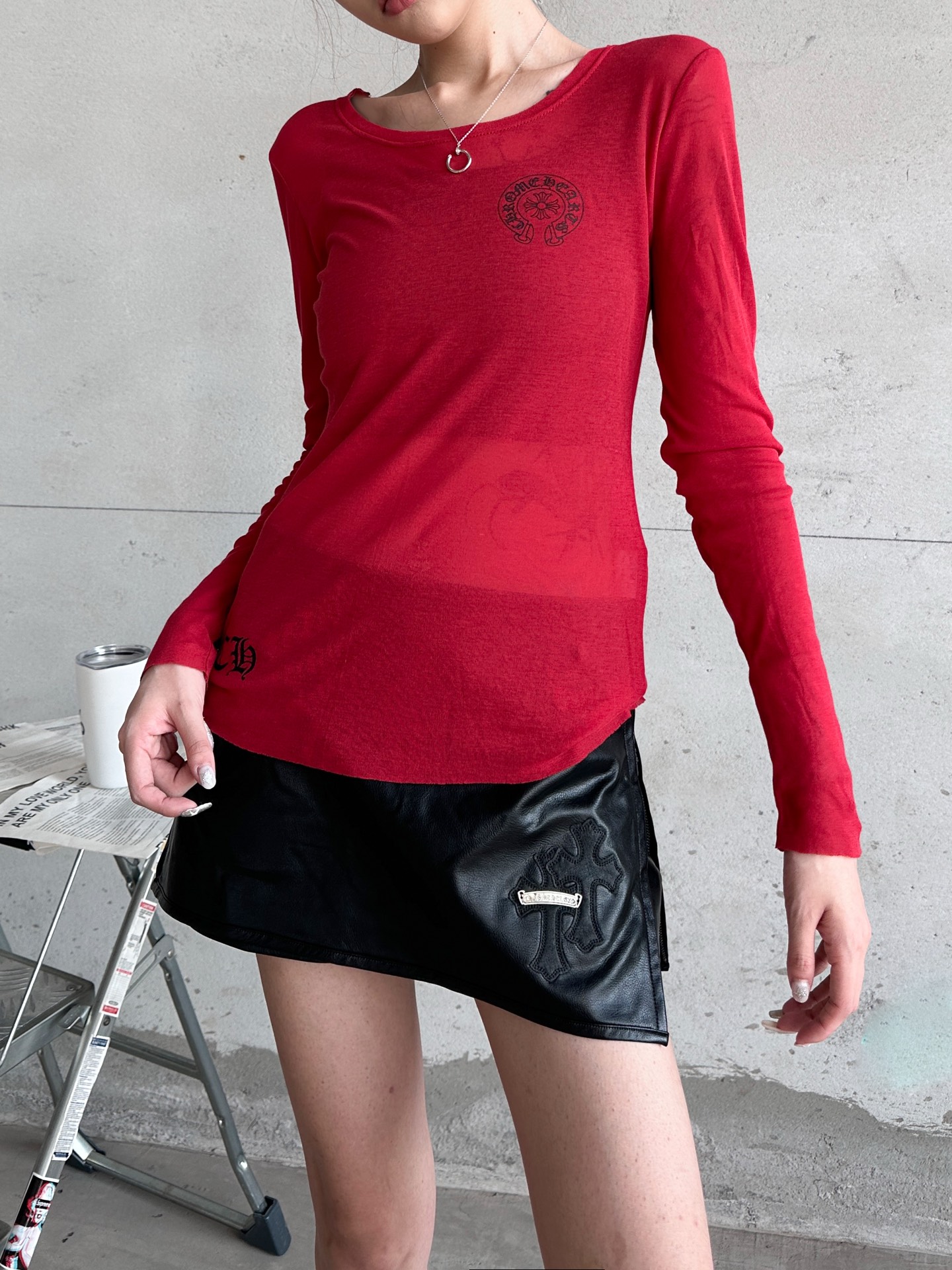 🌾克罗心 ｜ 新款长袖打底，日本进口100%高粘棉，多处印花工艺，特殊面料加持高级感强，尺码sml