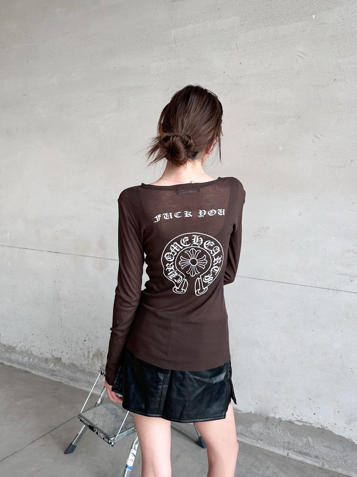 🌾克罗心 ｜ 新款长袖打底，日本进口100%高粘棉，多处印花工艺，特殊面料加持高级感强，尺码sml