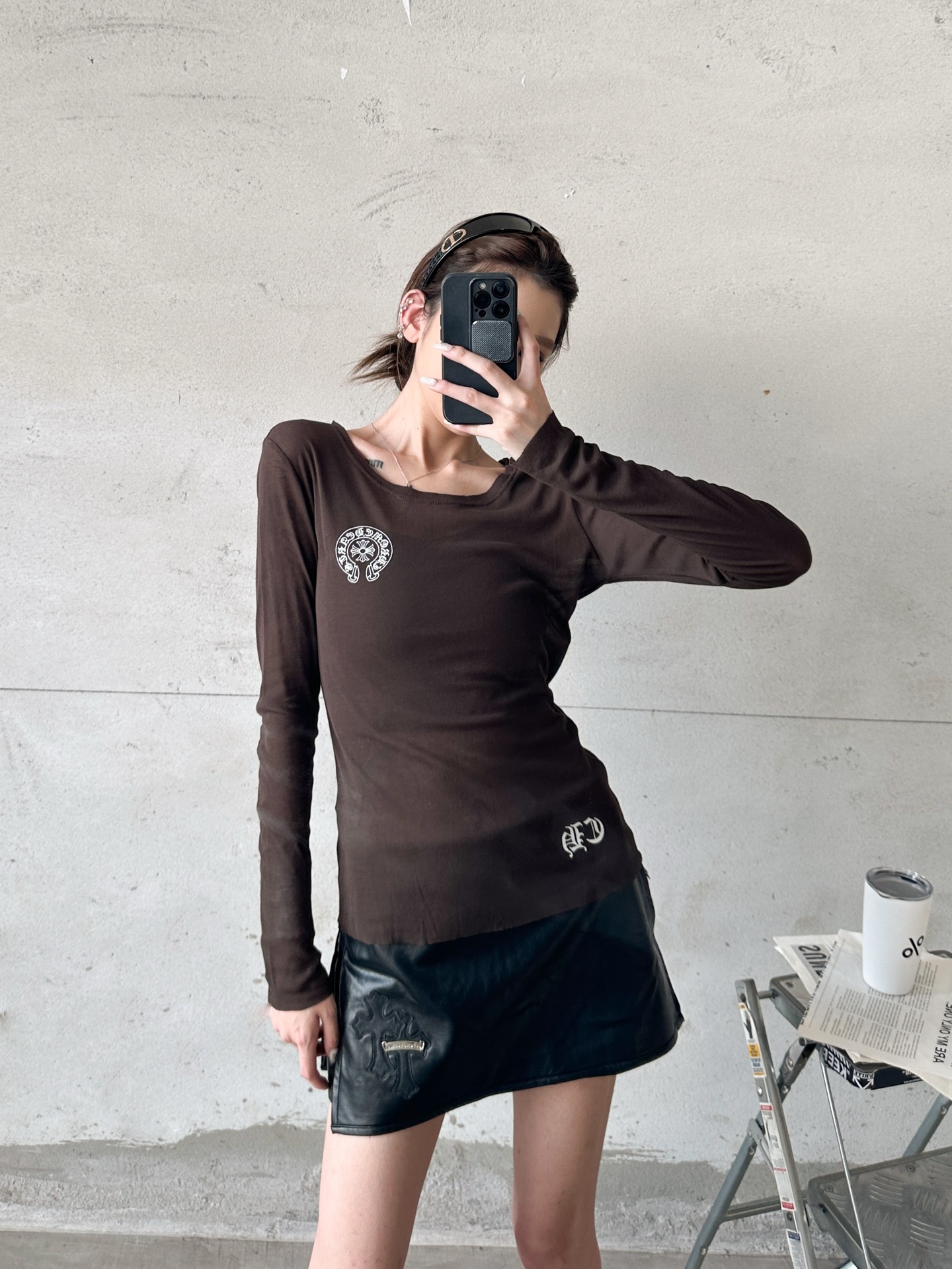 🌾克罗心 ｜ 新款长袖打底，日本进口100%高粘棉，多处印花工艺，特殊面料加持高级感强，尺码sml