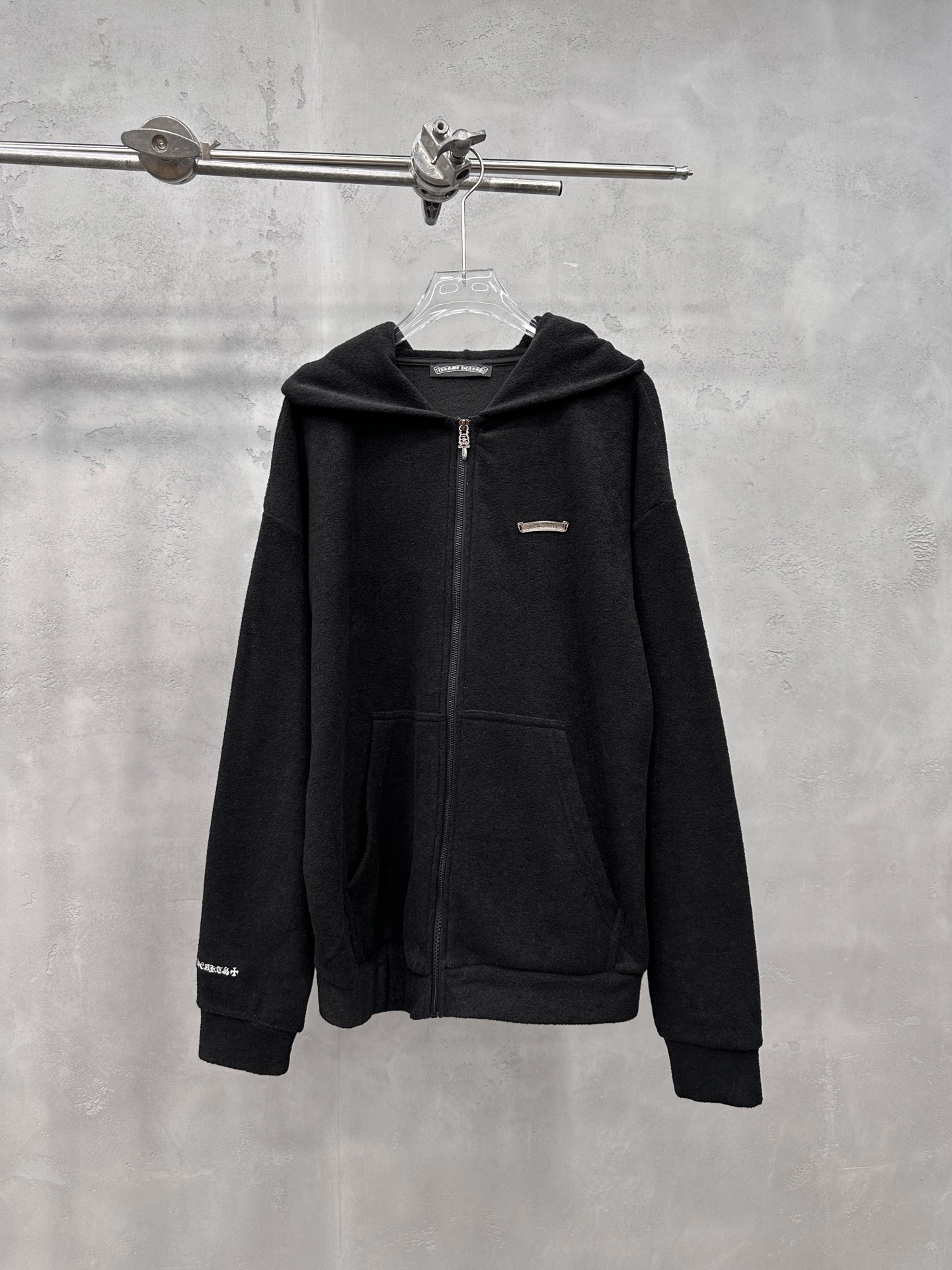 🌾克罗心 ｜ 新款摇粒绒开衫，经典刺绣标工艺，进口高密保暖摇粒绒开衫，男女同款，尺码sml