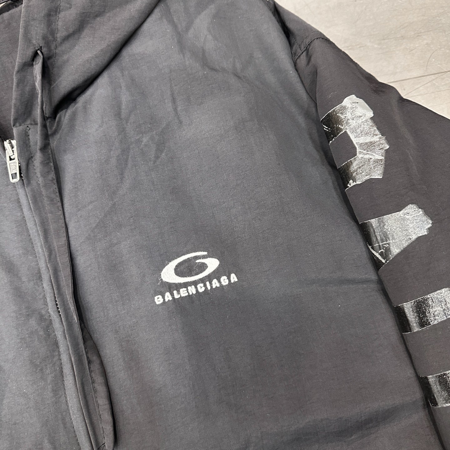 🌾巴黎 ｜ 新款棉服外套，成衣洗水胶布印花工艺，男女同款，尺码sml