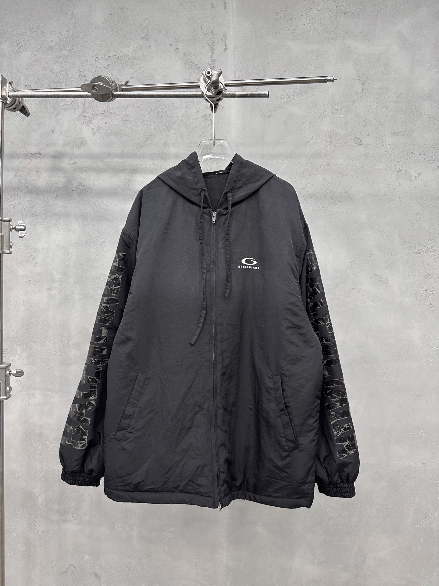 🌾巴黎 ｜ 新款棉服外套，成衣洗水胶布印花工艺，男女同款，尺码sml