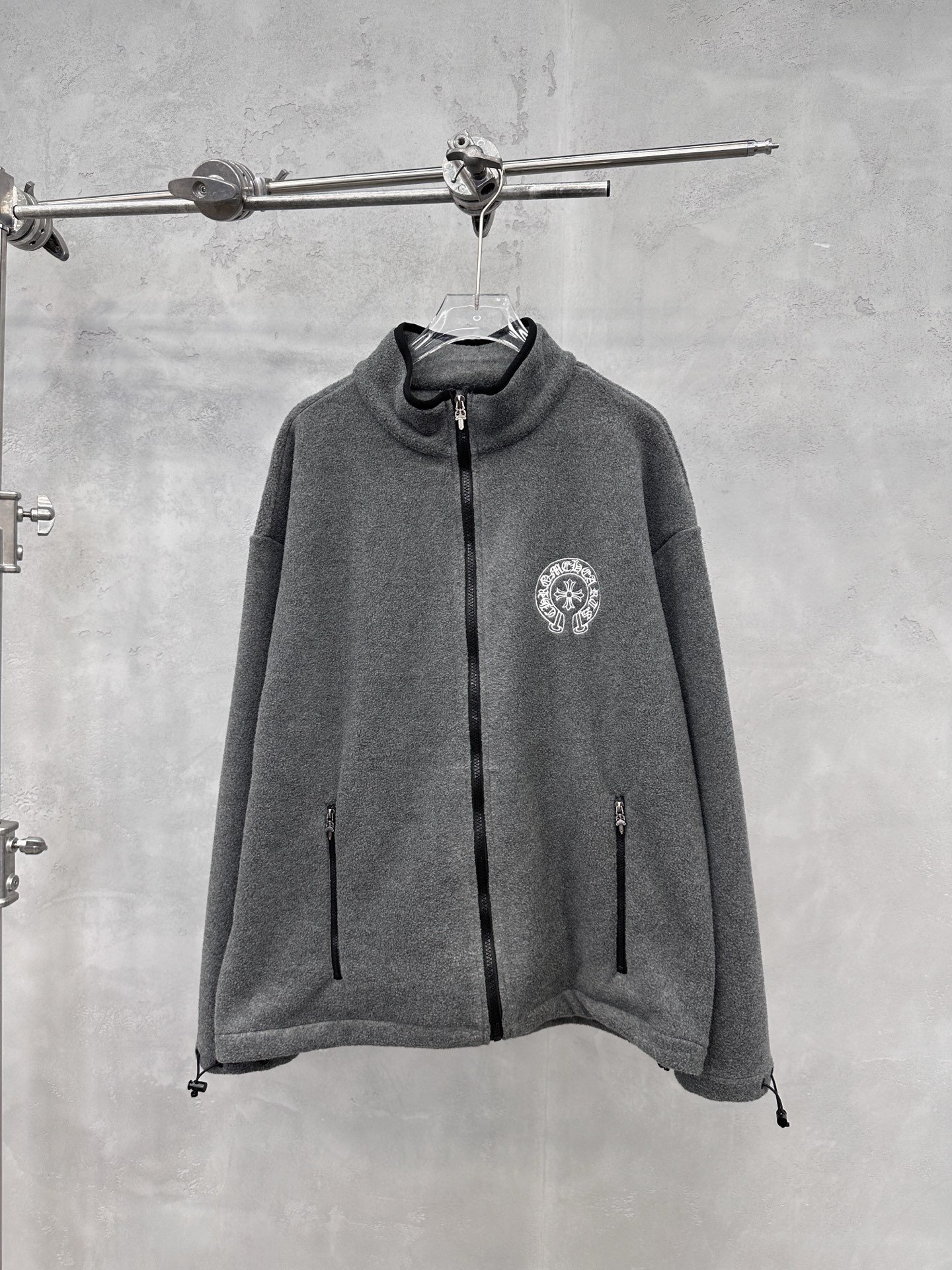 🌾克罗心 ｜ 新款摇粒绒开衫，经典刺绣标，高密保暖摇粒绒面料，休闲时尚，男女同款，尺码sml