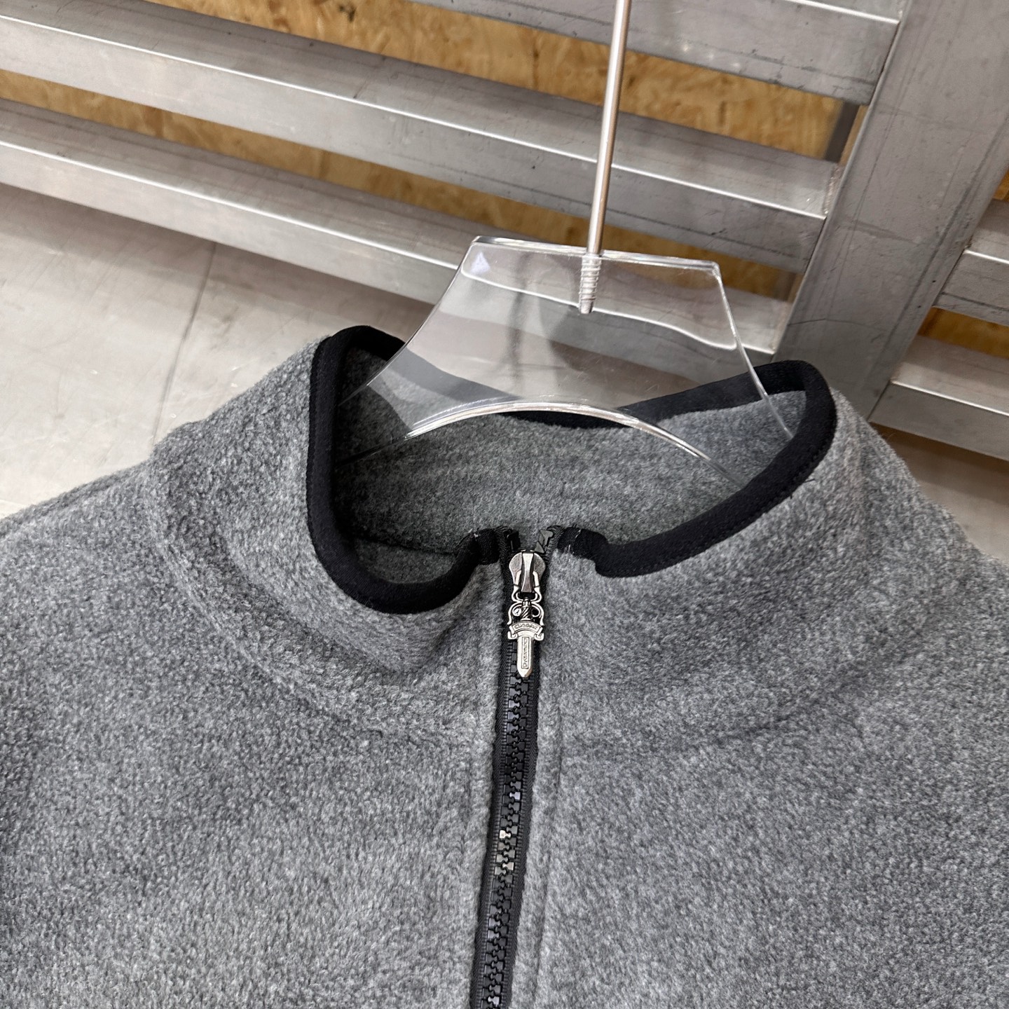 🌾克罗心 ｜ 新款摇粒绒开衫，经典刺绣标，高密保暖摇粒绒面料，休闲时尚，男女同款，尺码sml