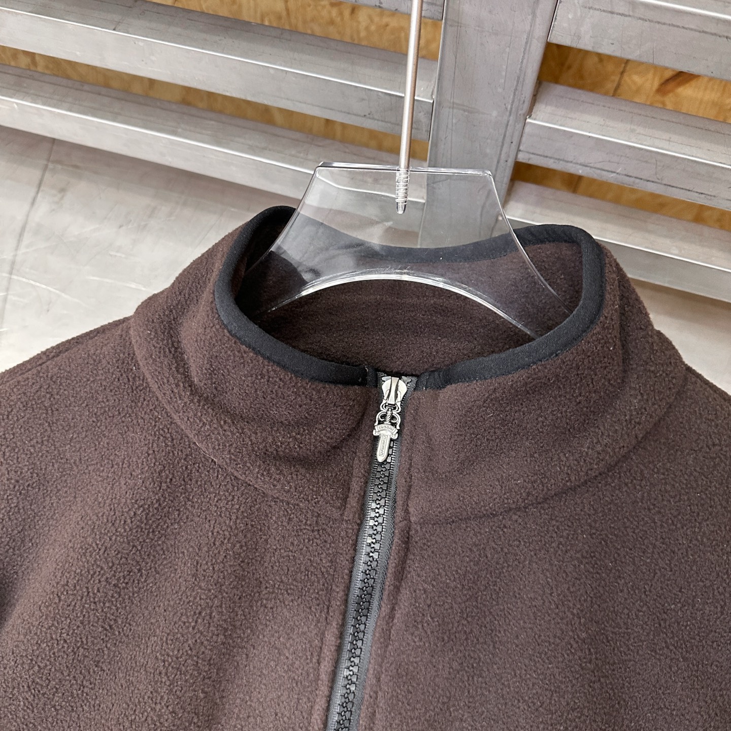 🌾克罗心 ｜ 新款摇粒绒开衫，经典刺绣标，高密保暖摇粒绒面料，休闲时尚，男女同款，尺码sml