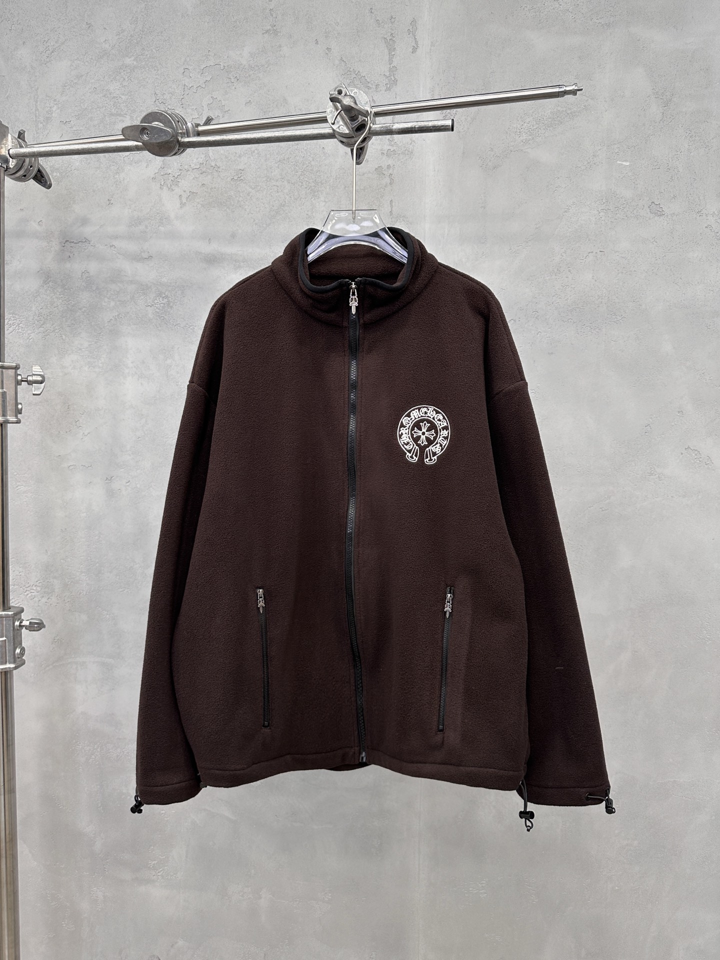 🌾克罗心 ｜ 新款摇粒绒开衫，经典刺绣标，高密保暖摇粒绒面料，休闲时尚，男女同款，尺码sml