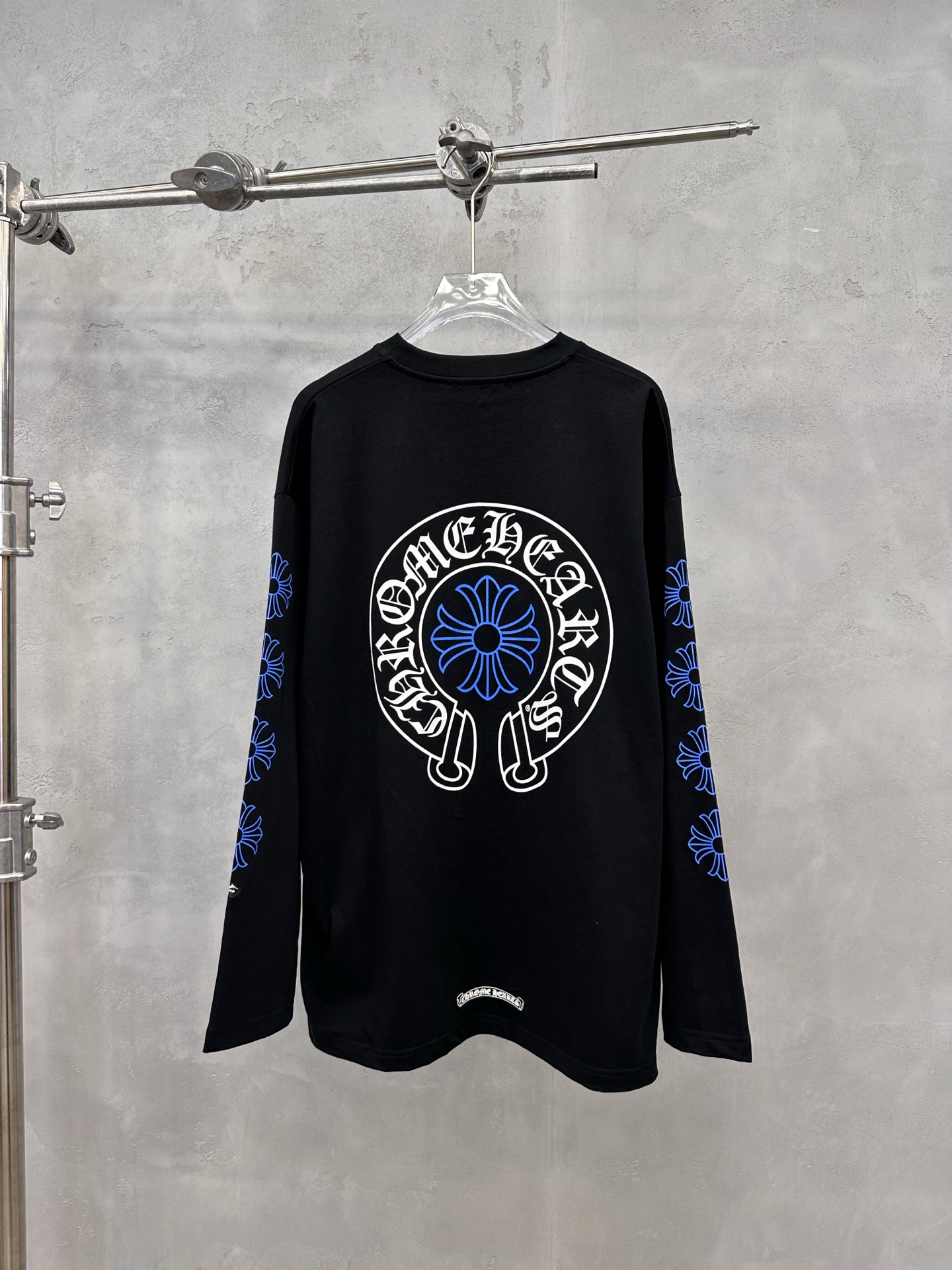 🌾克罗心 ｜ 新款长袖t，成衣洗水加5处印花工艺，男女同款，尺码sml