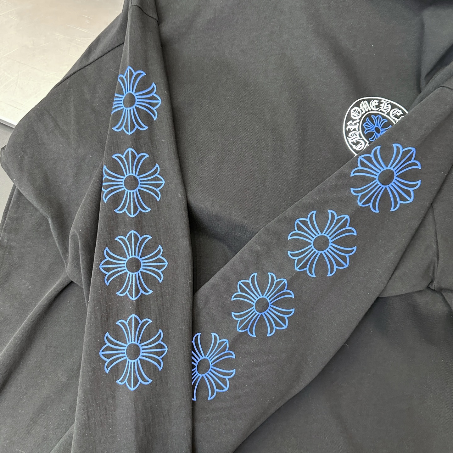 🌾克罗心 ｜ 新款长袖t，成衣洗水加5处印花工艺，男女同款，尺码sml