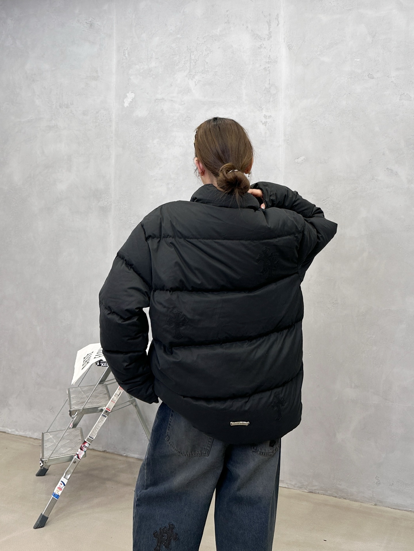 🌾克罗心 ｜ 新款羽绒服，经典手工十字标，90白鹅绒填充，休闲时尚，尺码sml