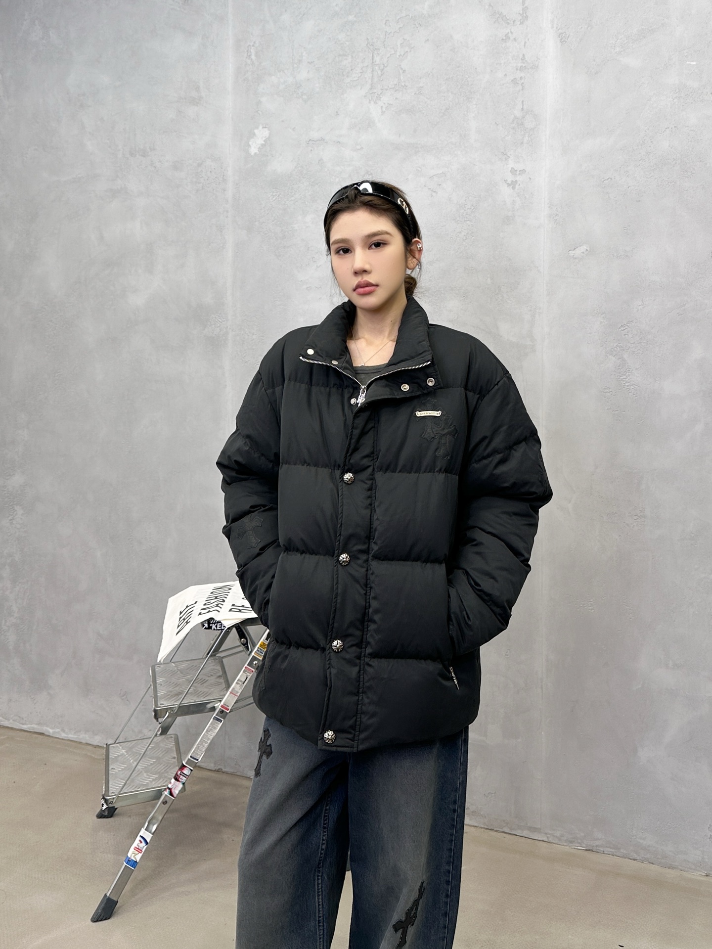 🌾克罗心 ｜ 新款羽绒服，经典手工十字标，90白鹅绒填充，休闲时尚，尺码sml