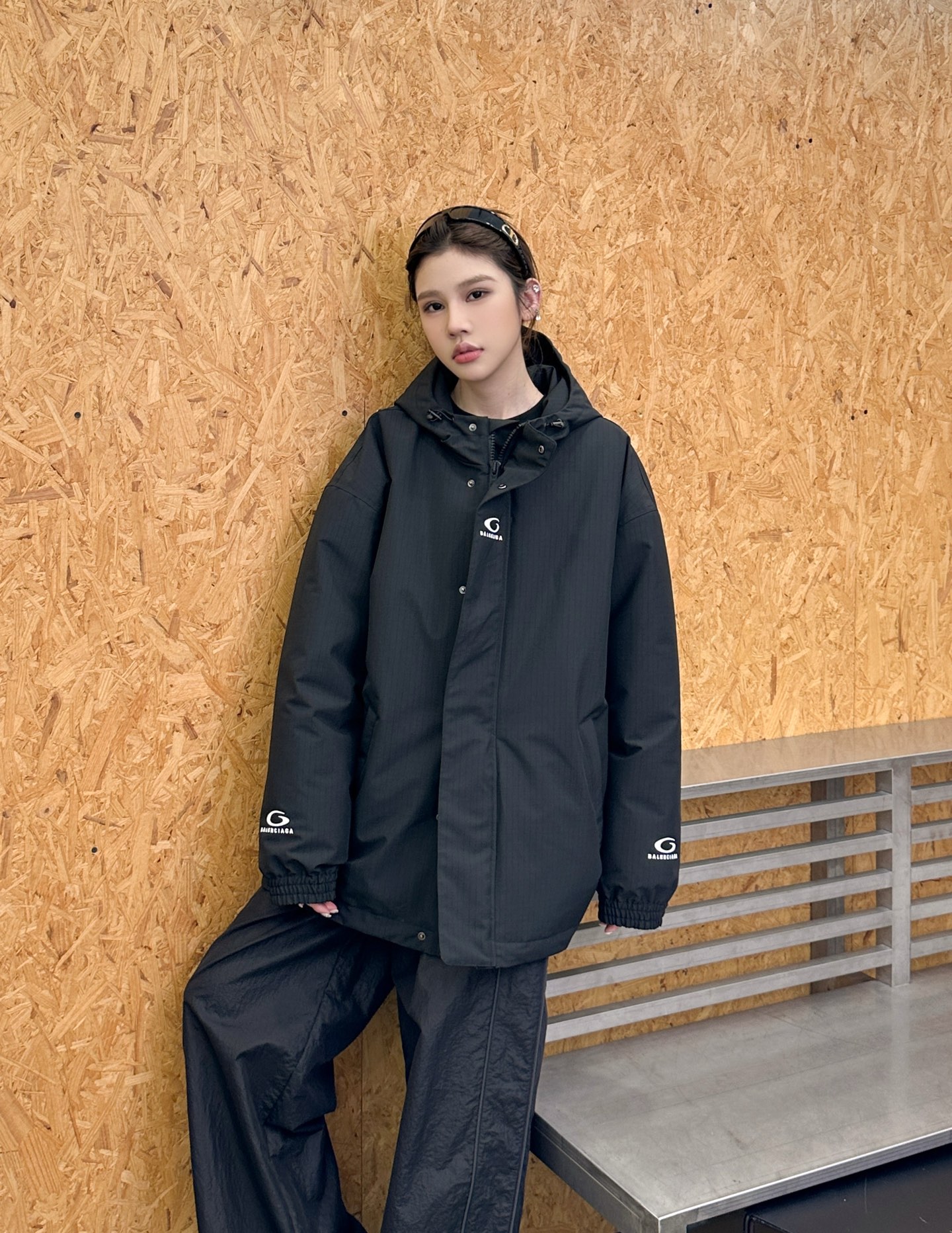 🌾巴黎 ｜ 新款羽绒服，成衣多处刺绣标，经典品牌格纹三防面料，90白鹅绒填充，男女同款，尺码sml