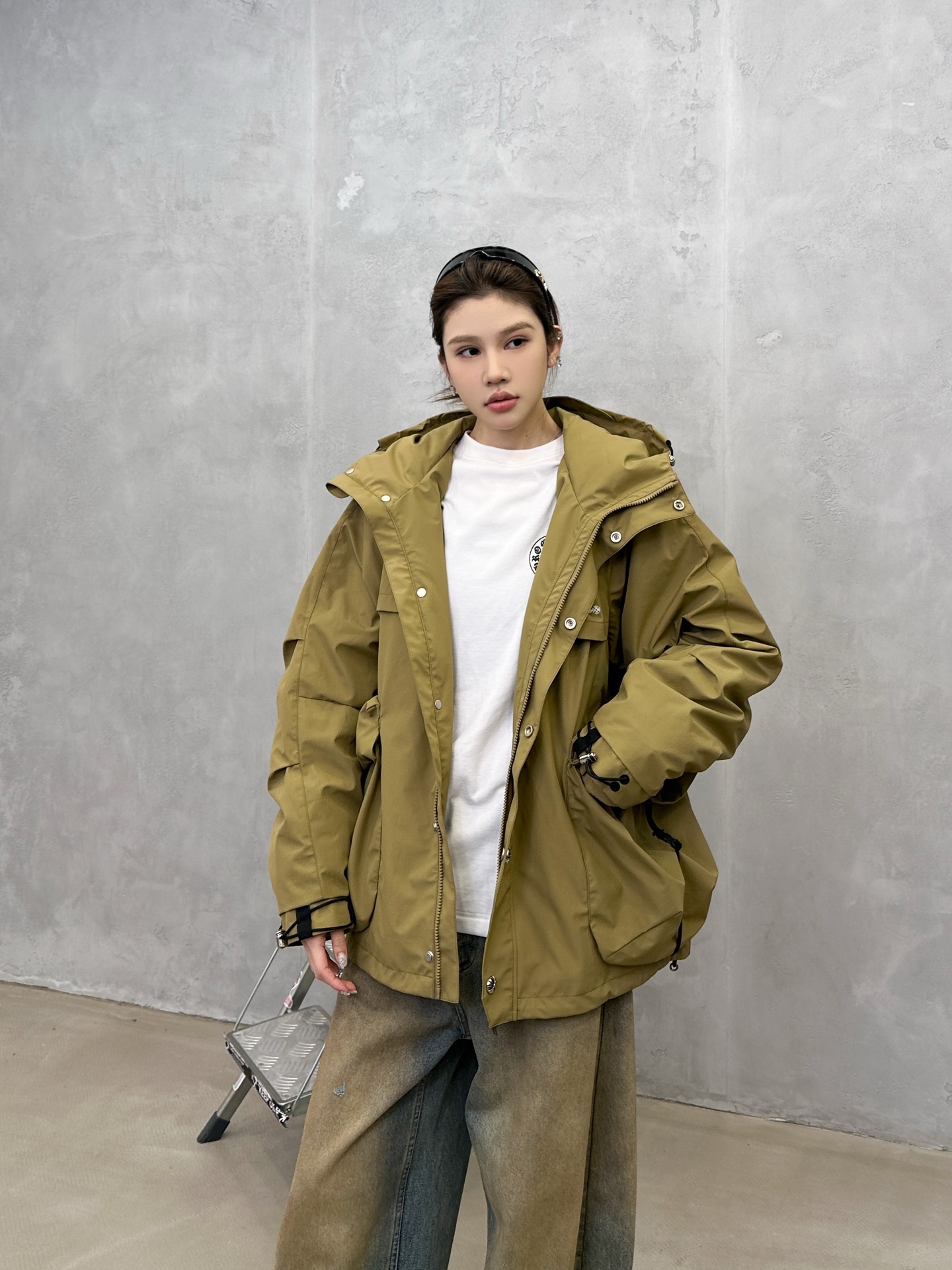 🌾克罗心 ｜ 新款羽绒服，经典印花标，复杂结构款式，90白鹅绒填充，都市户外休闲，男女同款，尺码sml