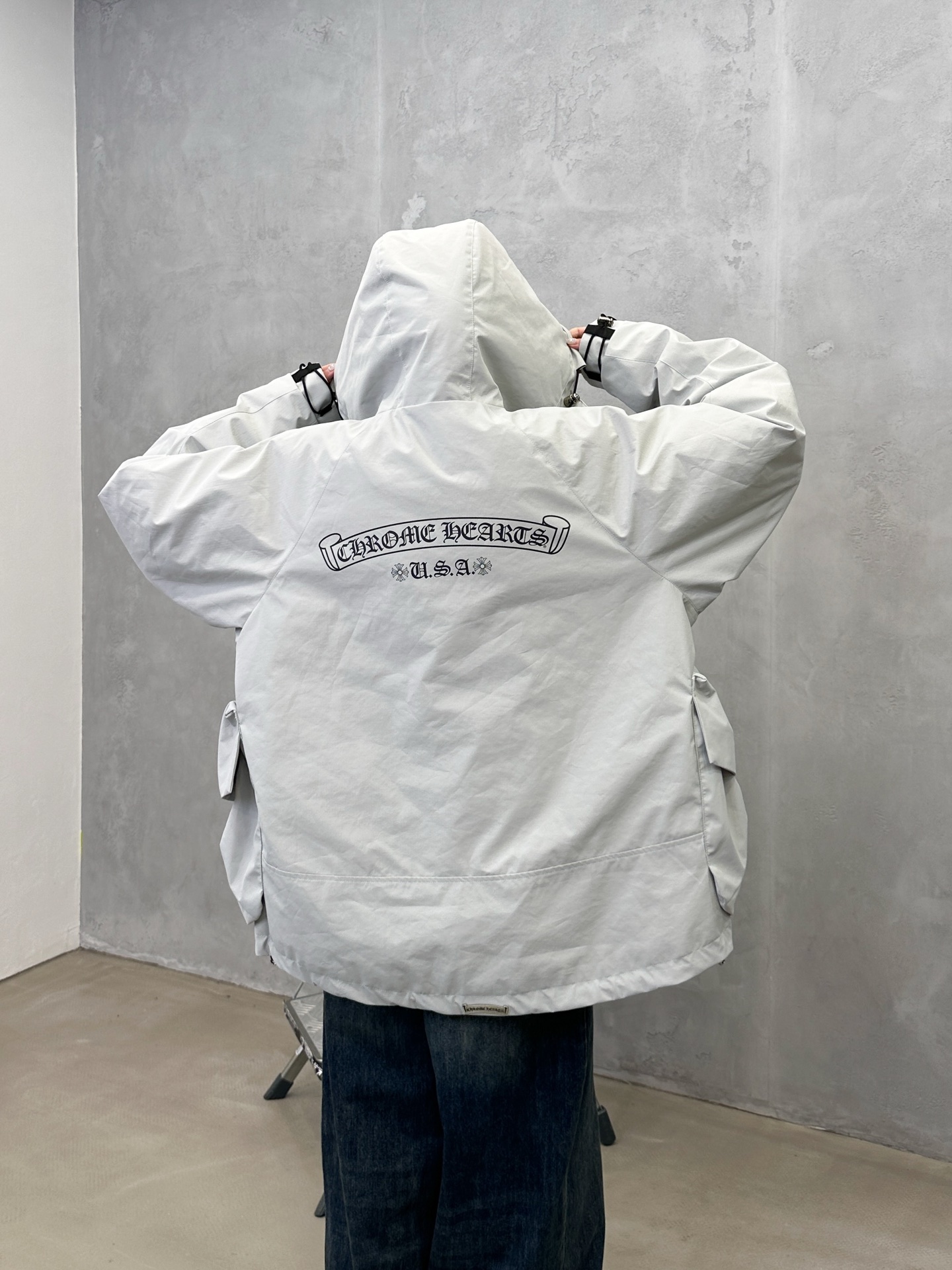 🌾克罗心 ｜ 新款羽绒服，经典印花标，复杂结构款式，90白鹅绒填充，都市户外休闲，男女同款，尺码sml