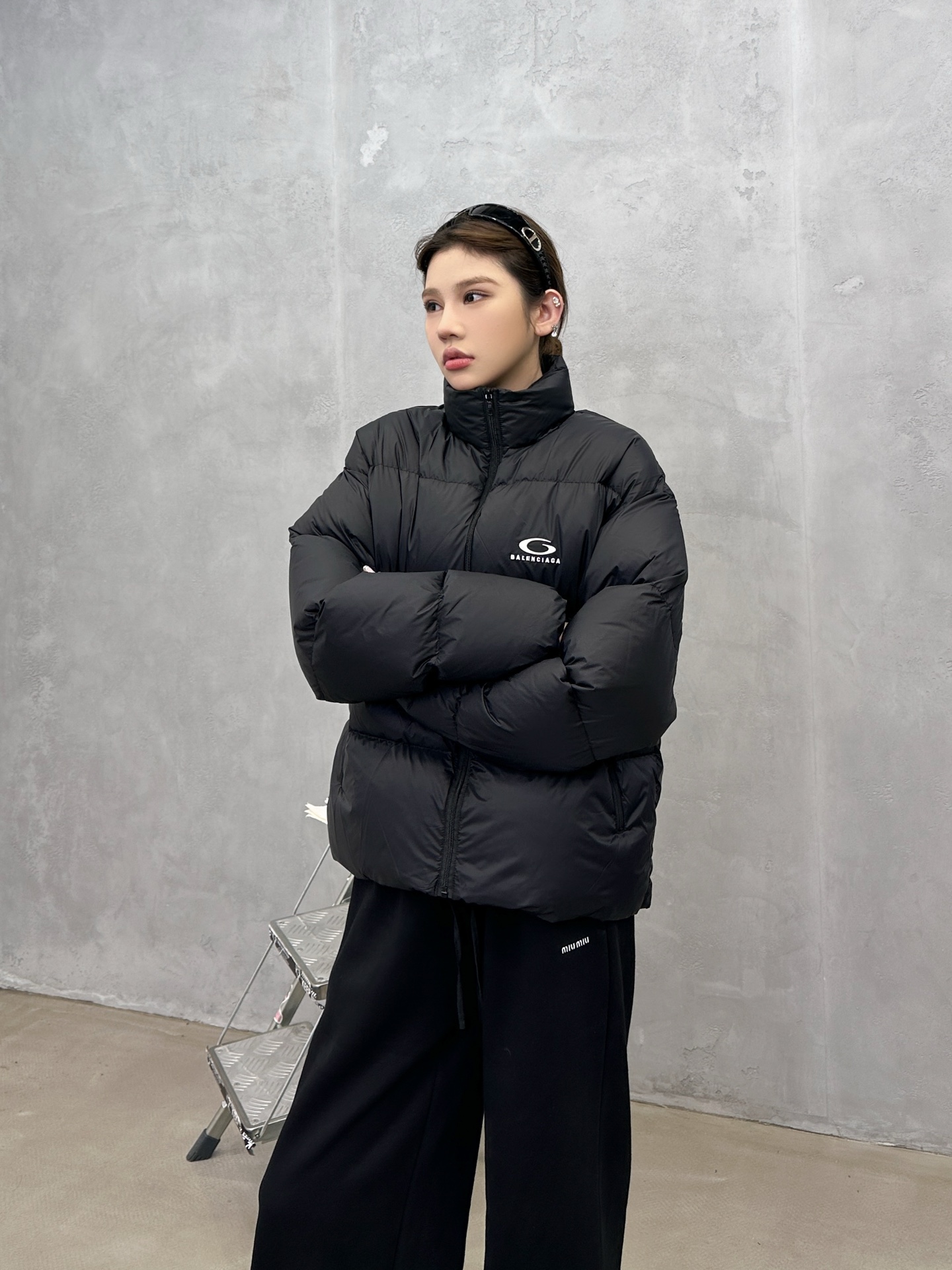 🌾巴黎 ｜ 新款羽绒服，经典刺绣标，90白鹅绒填充经典版型，男女同款，尺码sml