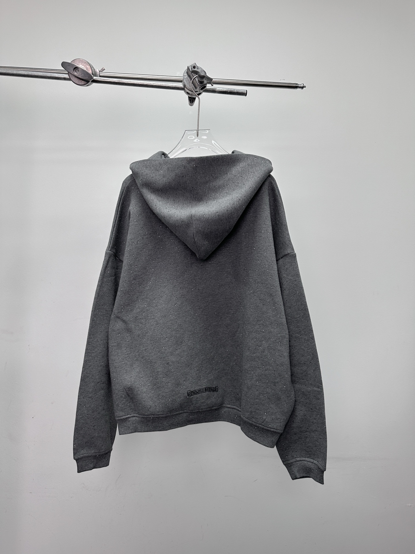 🌾克罗心 ｜ 新款卫衣开衫，经典硅胶闪粉印花标，成衣全身烫钻工艺，休闲时尚，尺码sml