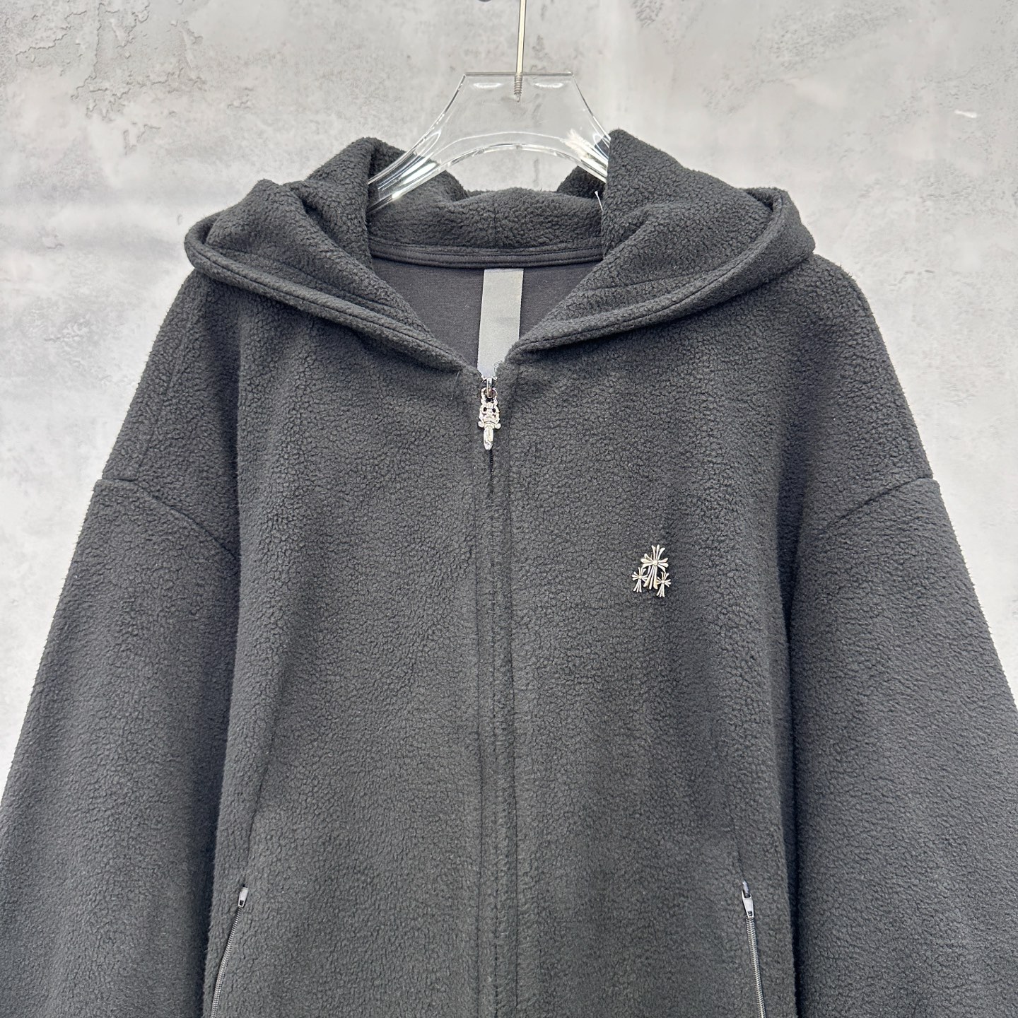 🌾克罗心 ｜ 新款开衫，经典品牌五金标，最新科技高密摇粒绒保暖面料，男女同款，尺码sml