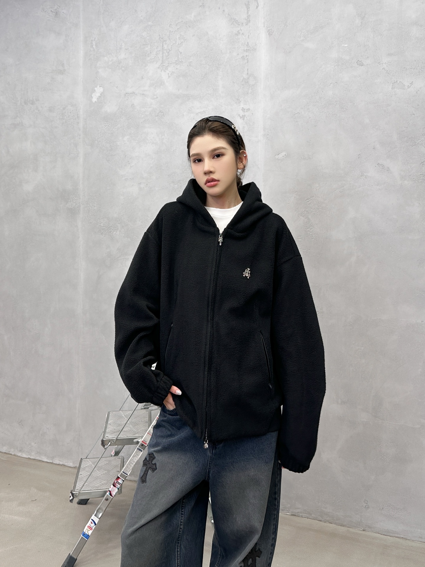 🌾克罗心 ｜ 新款开衫，经典品牌五金标，最新科技高密摇粒绒保暖面料，男女同款，尺码sml