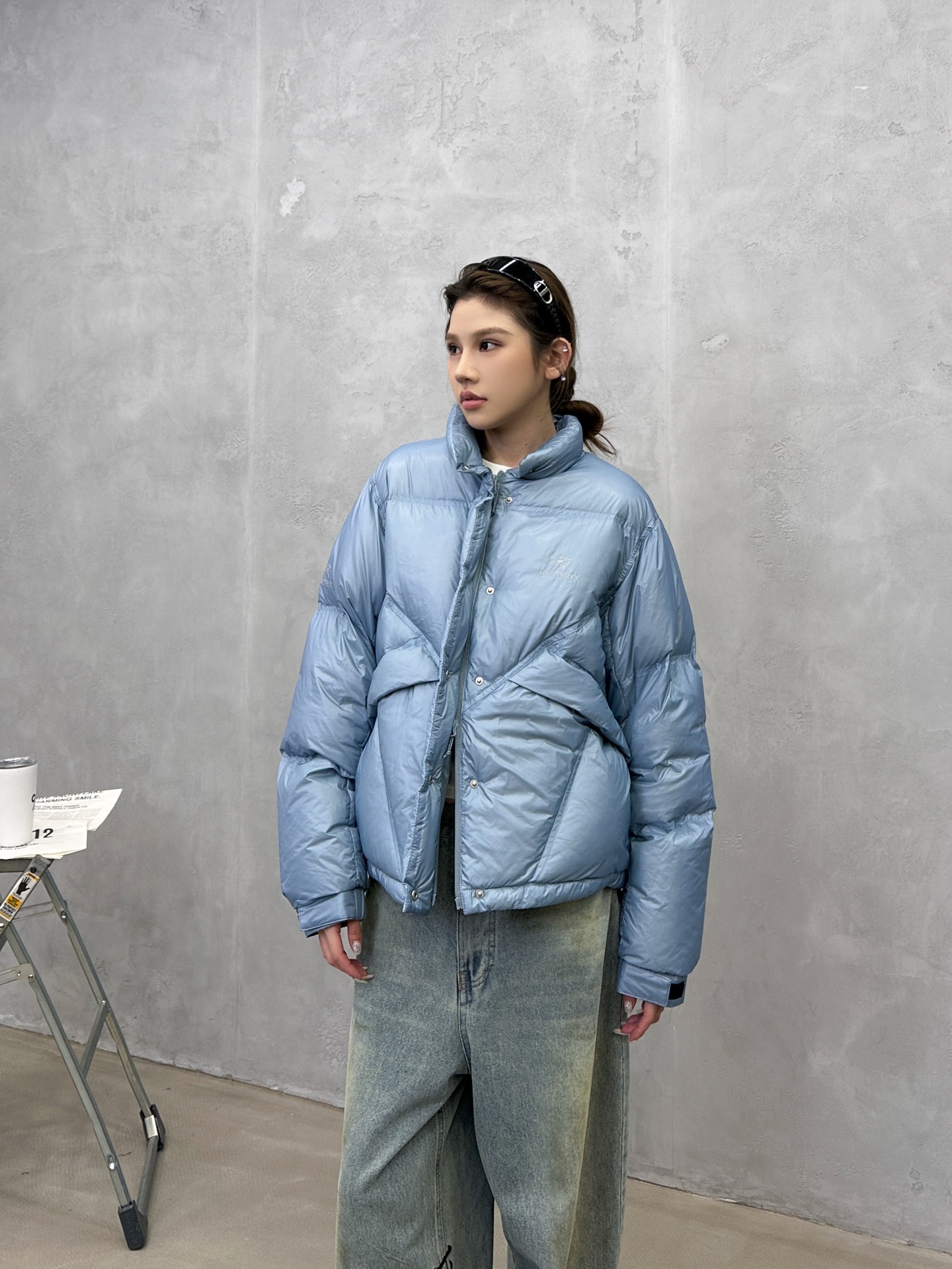 🌾鸟 ｜ 新款羽绒服，经典印花进口防脱印花材料，结构超薄面料高克重90白鹅绒，男女同款，尺码sml