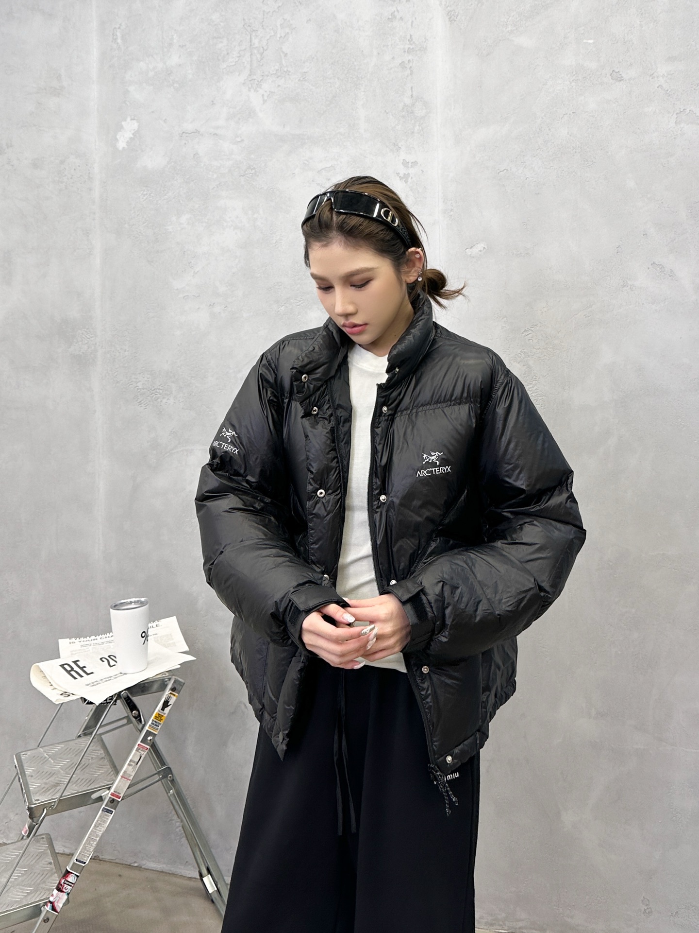 🌾鸟 ｜ 新款羽绒服，经典印花进口防脱印花材料，结构超薄面料高克重90白鹅绒，男女同款，尺码sml