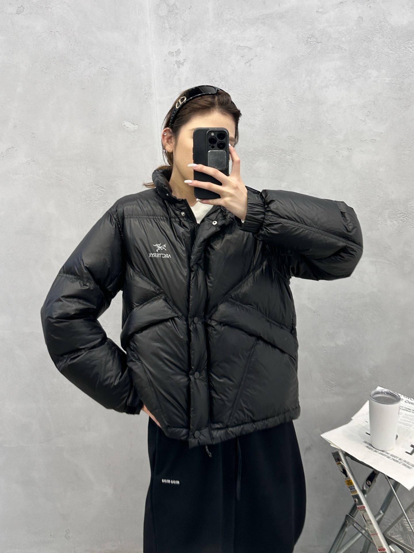 🌾鸟 ｜ 新款羽绒服，经典印花进口防脱印花材料，结构超薄面料高克重90白鹅绒，男女同款，尺码sml