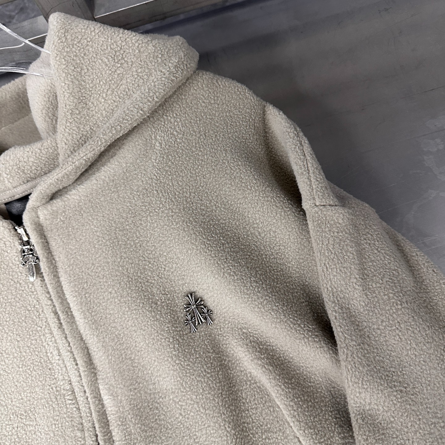 🌾克罗心 ｜ 新款开衫，经典品牌五金标，最新科技高密摇粒绒保暖面料，男女同款，尺码sml