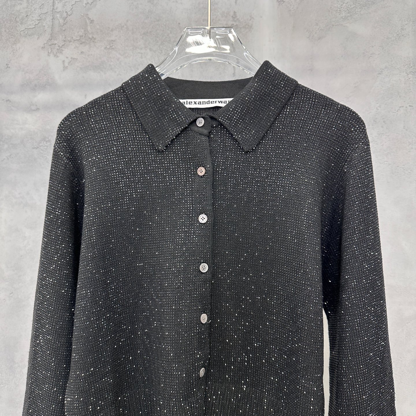 🌾大王 ｜ 新款羊毛开衫，成衣全身烫钻工艺，羊毛混纺经典开衫款式，休闲时尚，尺码sml