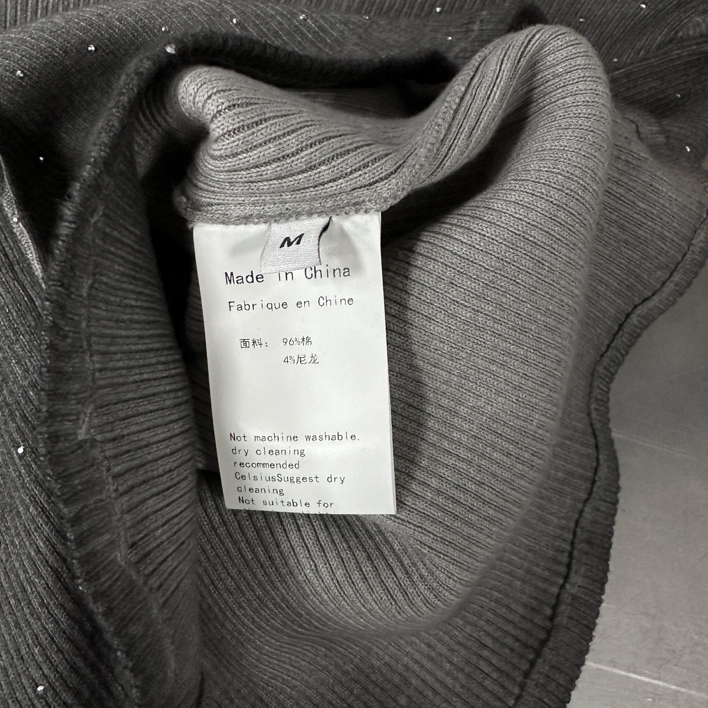 🌾克罗心 ｜ 新款打底毛衣，成衣洗水炒色加全身烫钻重工工艺，休闲时尚，尺码sml