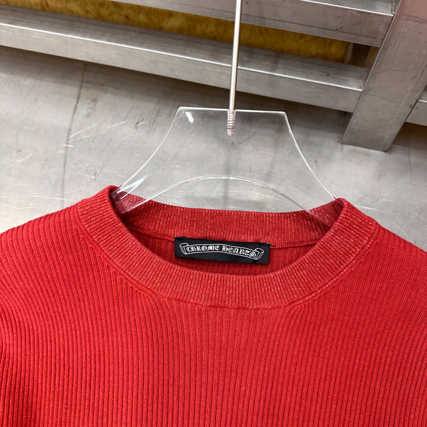 🌾克罗心 ｜ 新款毛织打底上衣，成衣洗水炒色加多处印花工艺，经典毛织长袖打底款式，尺码sml