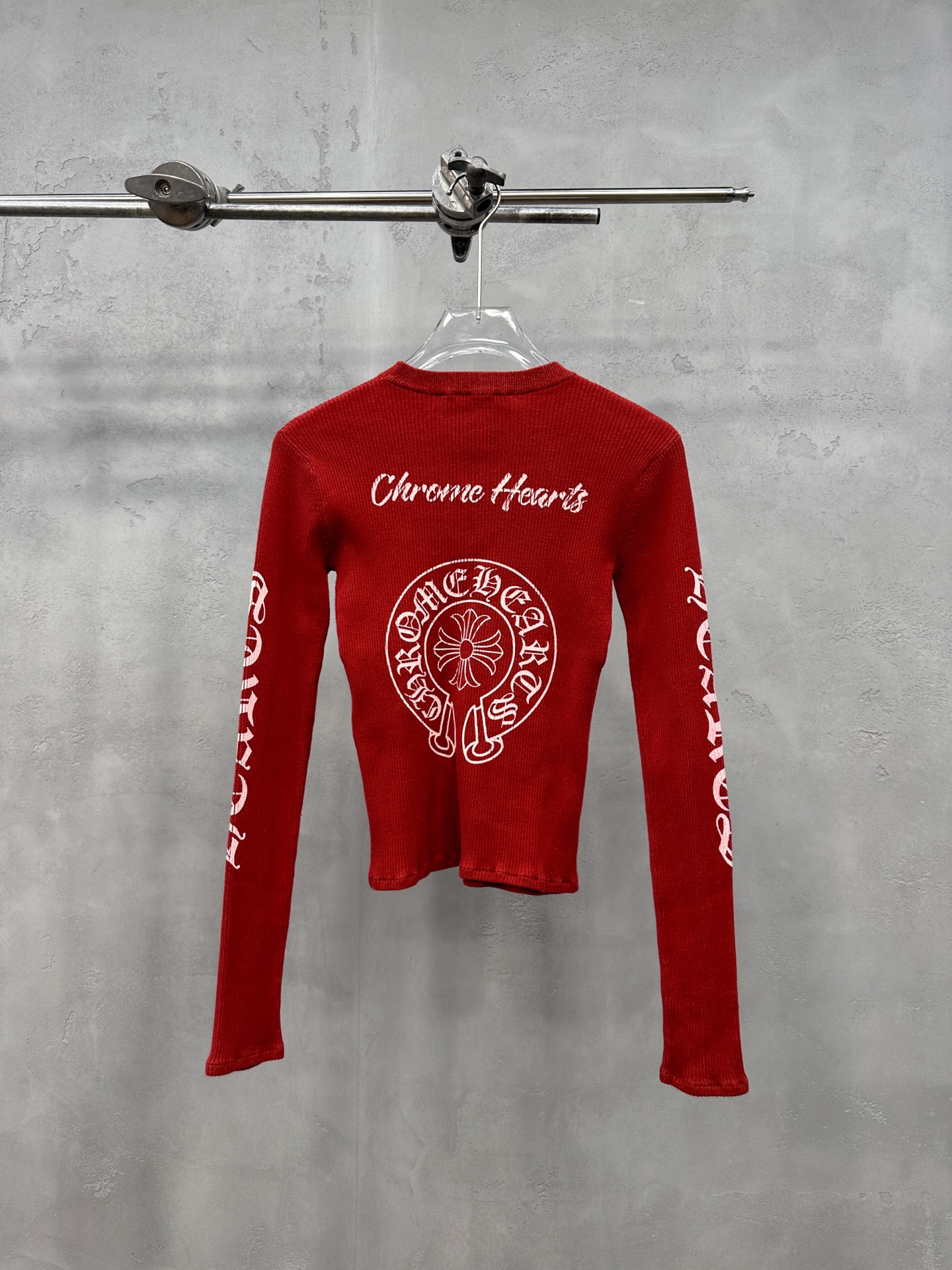 🌾克罗心 ｜ 新款毛织打底上衣，成衣洗水炒色加多处印花工艺，经典毛织长袖打底款式，尺码sml