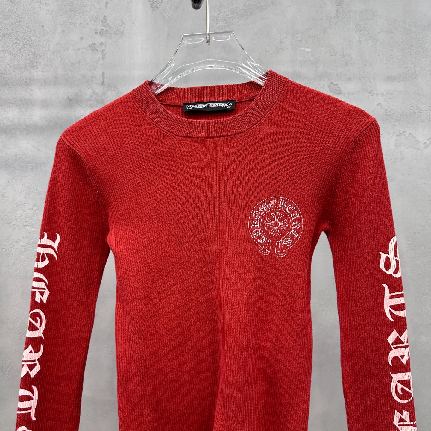 🌾克罗心 ｜ 新款毛织打底上衣，成衣洗水炒色加多处印花工艺，经典毛织长袖打底款式，尺码sml