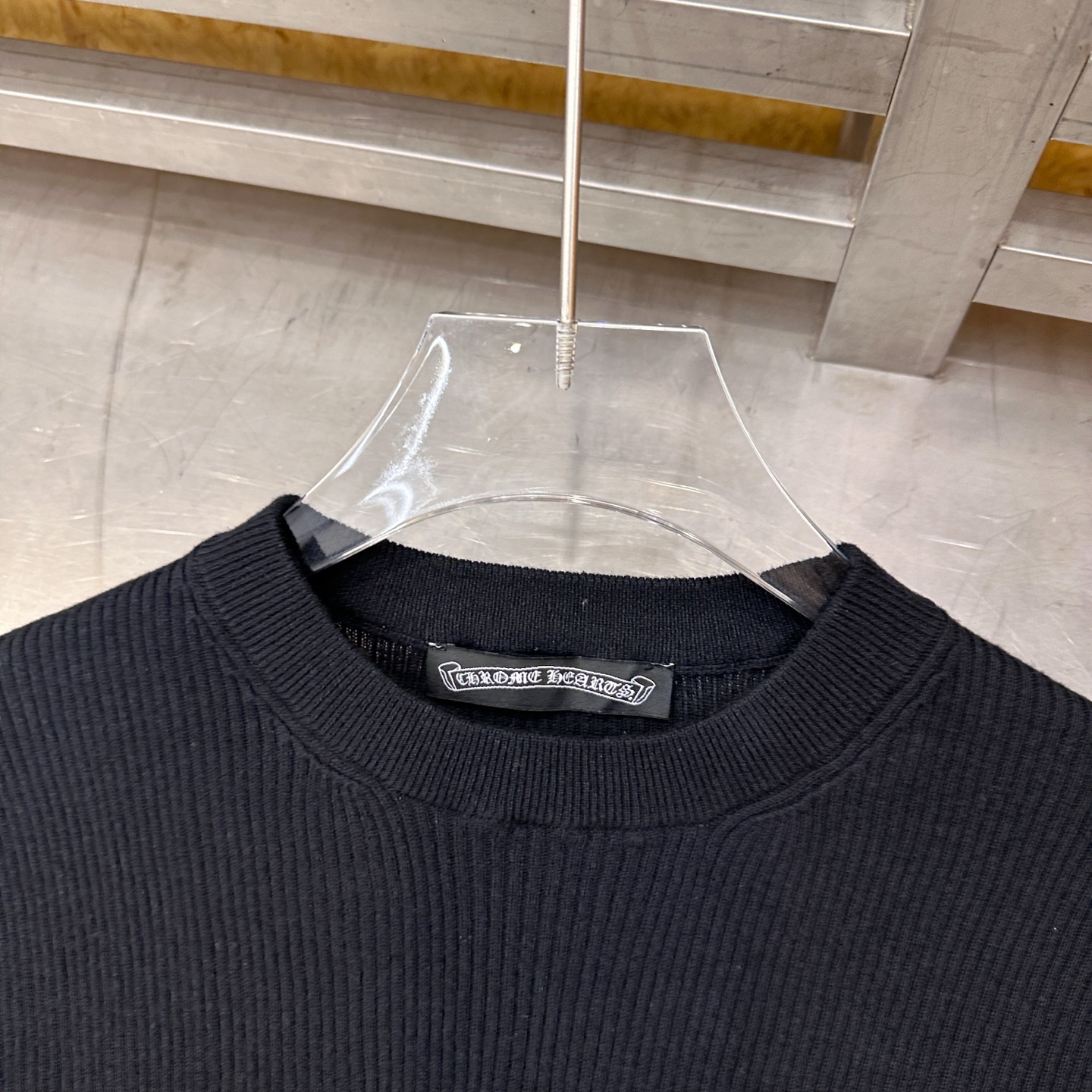 🌾克罗心 ｜ 新款毛织打底上衣，成衣洗水炒色加多处印花工艺，经典毛织长袖打底款式，尺码sml