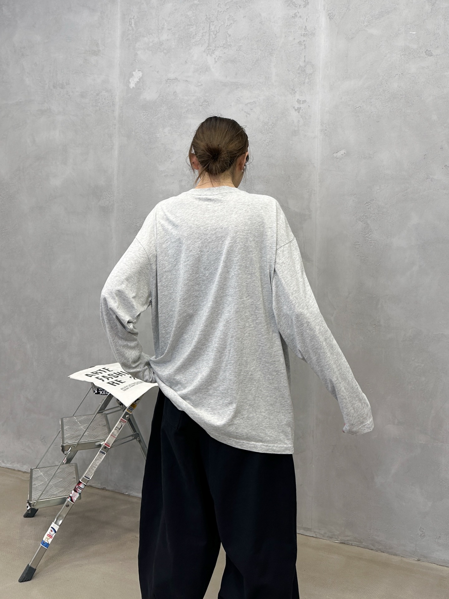 🌾Acne ｜ 新款长袖t，成衣洗水加软工艺加贴布绣印花，男女同款，尺码sml