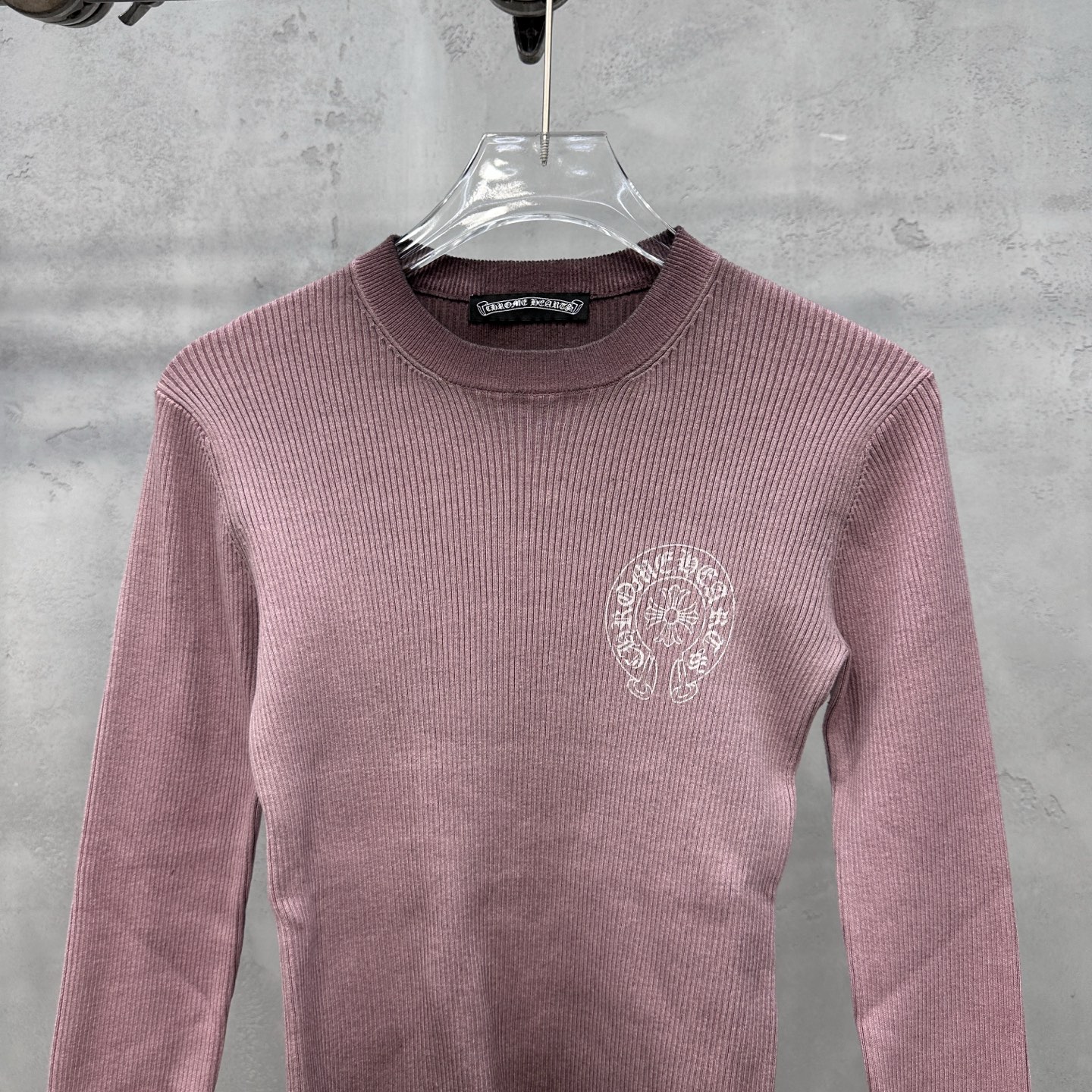 🌾克罗心 ｜ 新款毛织打底，成衣洗水炒色喷色加多处印花工艺，休闲时尚，尺码sml