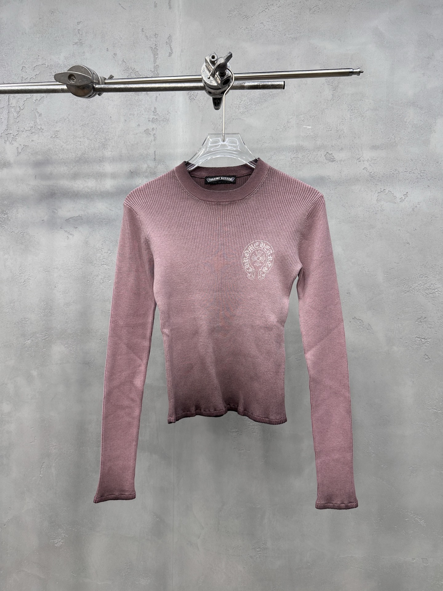 🌾克罗心 ｜ 新款毛织打底，成衣洗水炒色喷色加多处印花工艺，休闲时尚，尺码sml