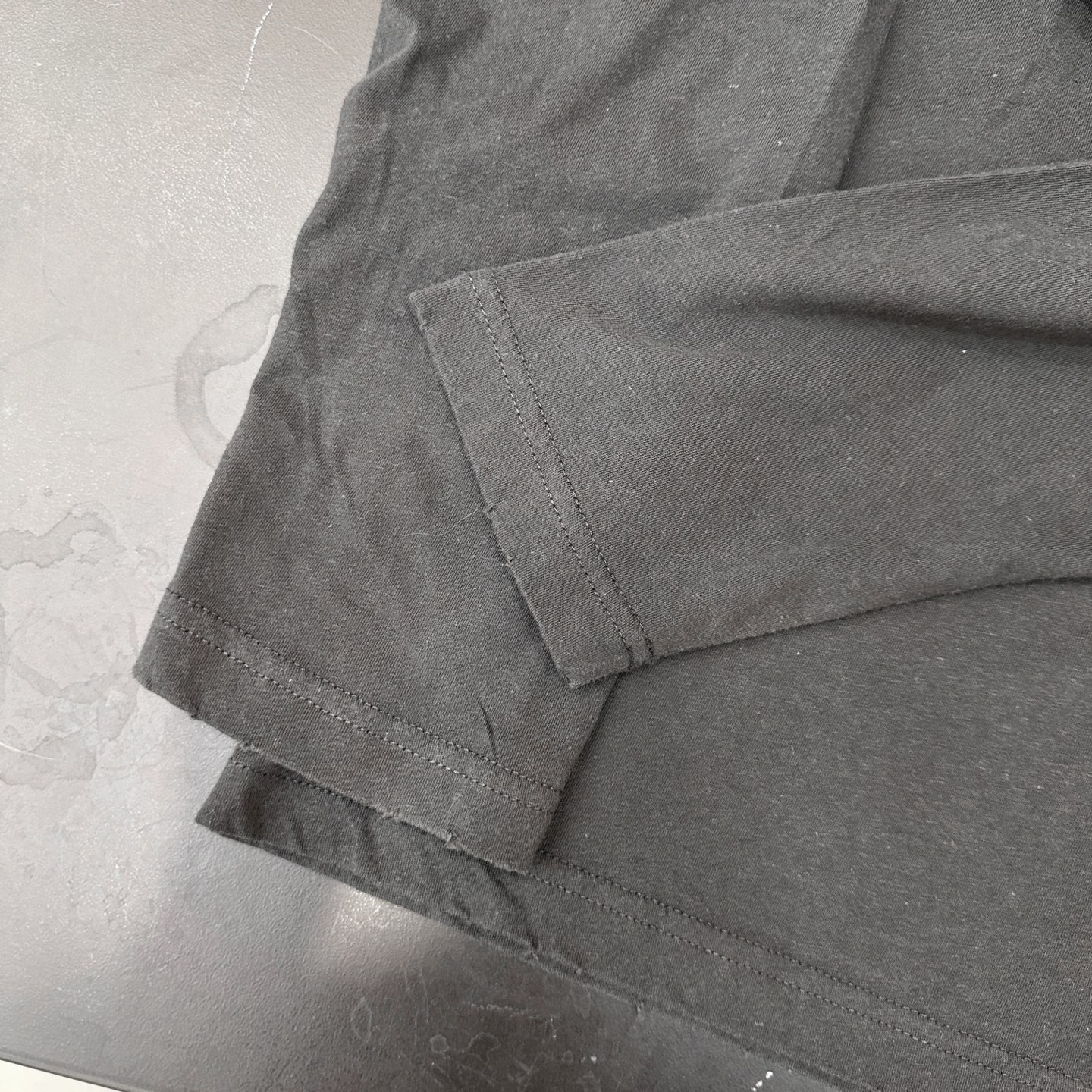 🌾Acne ｜ 新款长袖t，成衣洗水喷色吊磨工艺加印花，日本进口亚麻棉面料，男女同款，尺码sml