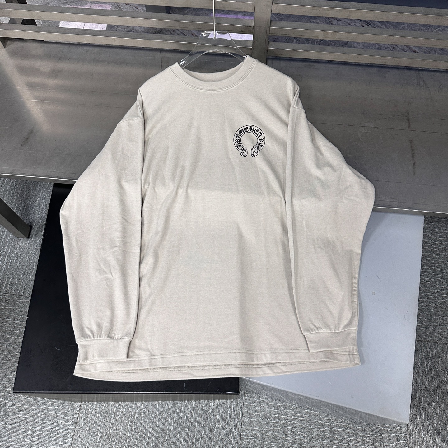 🌾克罗心 ｜ 新款长袖t，全身4处印花，双面德绒保暖面料，男女同款，尺码sml