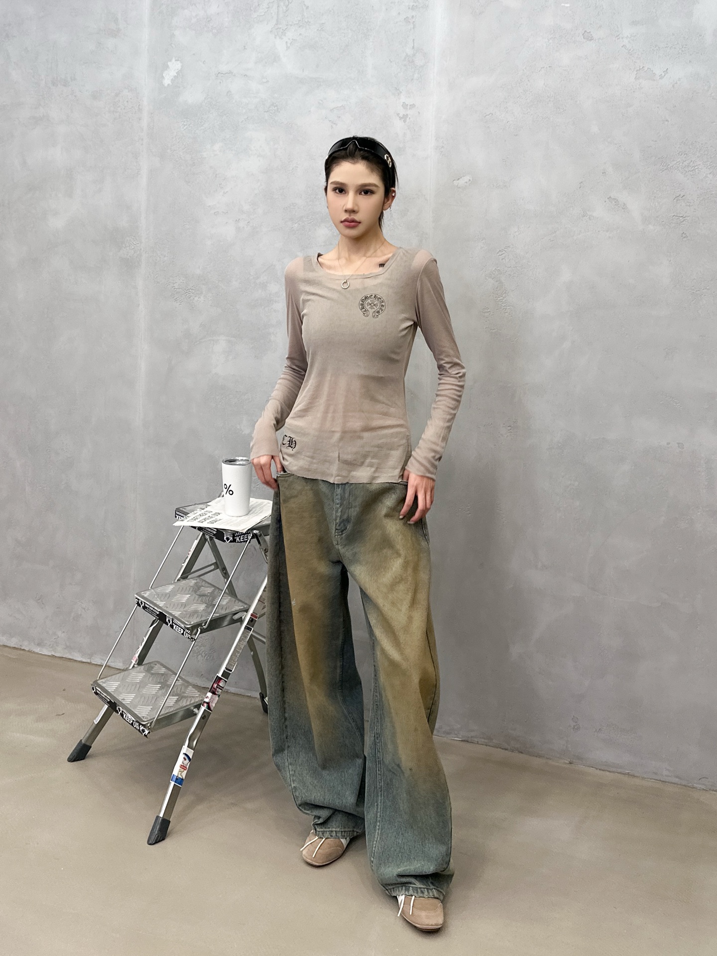🌾克罗心 ｜ 新款长袖打底，日本进口100%高粘棉，多处印花工艺，特殊面料加持高级感强，尺码sml