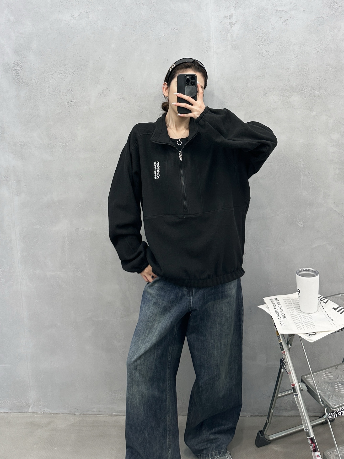 🌾克罗心 ｜ 新款套头卫衣，经典刺绣标，时尚套头卫衣款式，高密摇粒绒保暖面料，男女同款，尺码sml