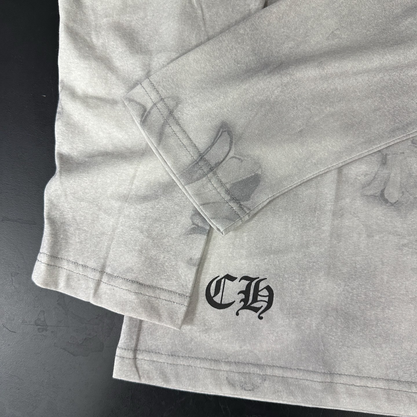 🌾克罗心 ｜ 新款长袖t，成衣洗水坯布印花叠加成衣印花工艺，男女同款，尺码sml