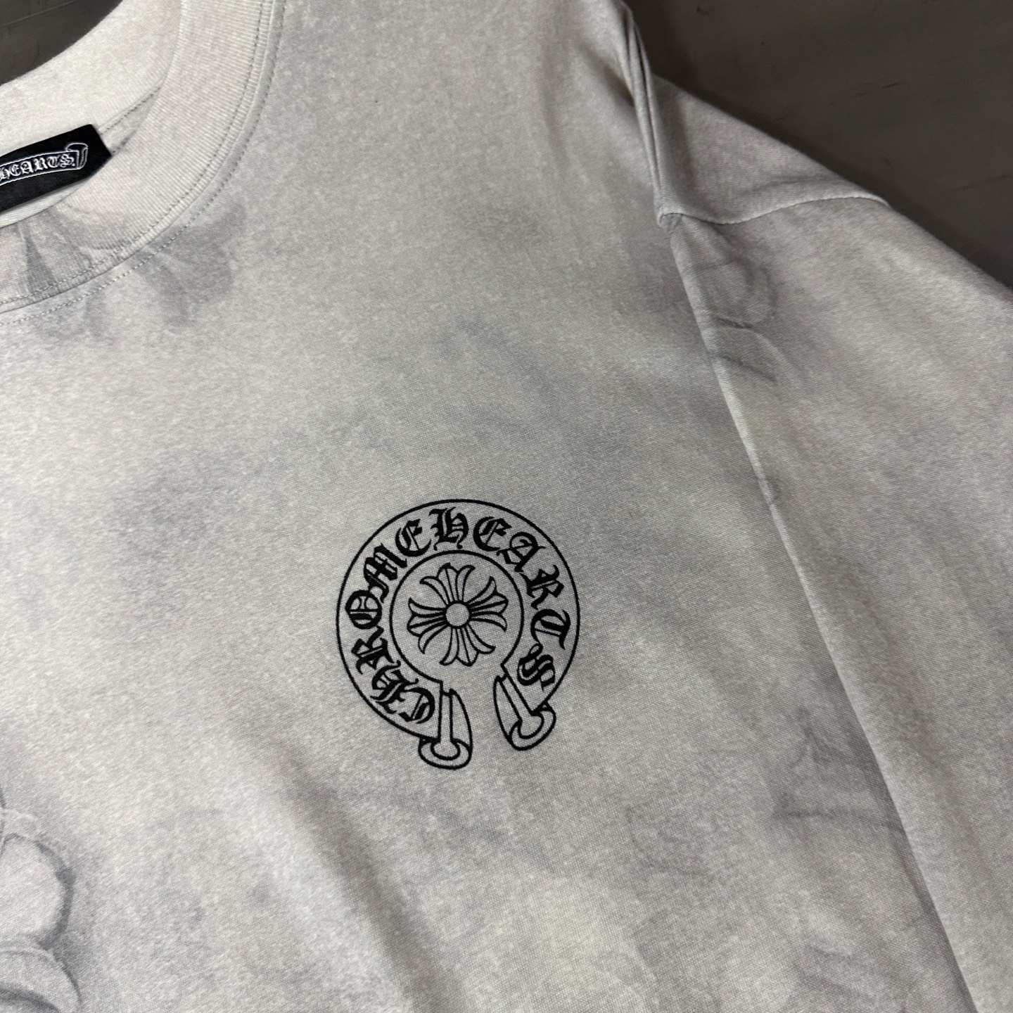 🌾克罗心 ｜ 新款长袖t，成衣洗水坯布印花叠加成衣印花工艺，男女同款，尺码sml