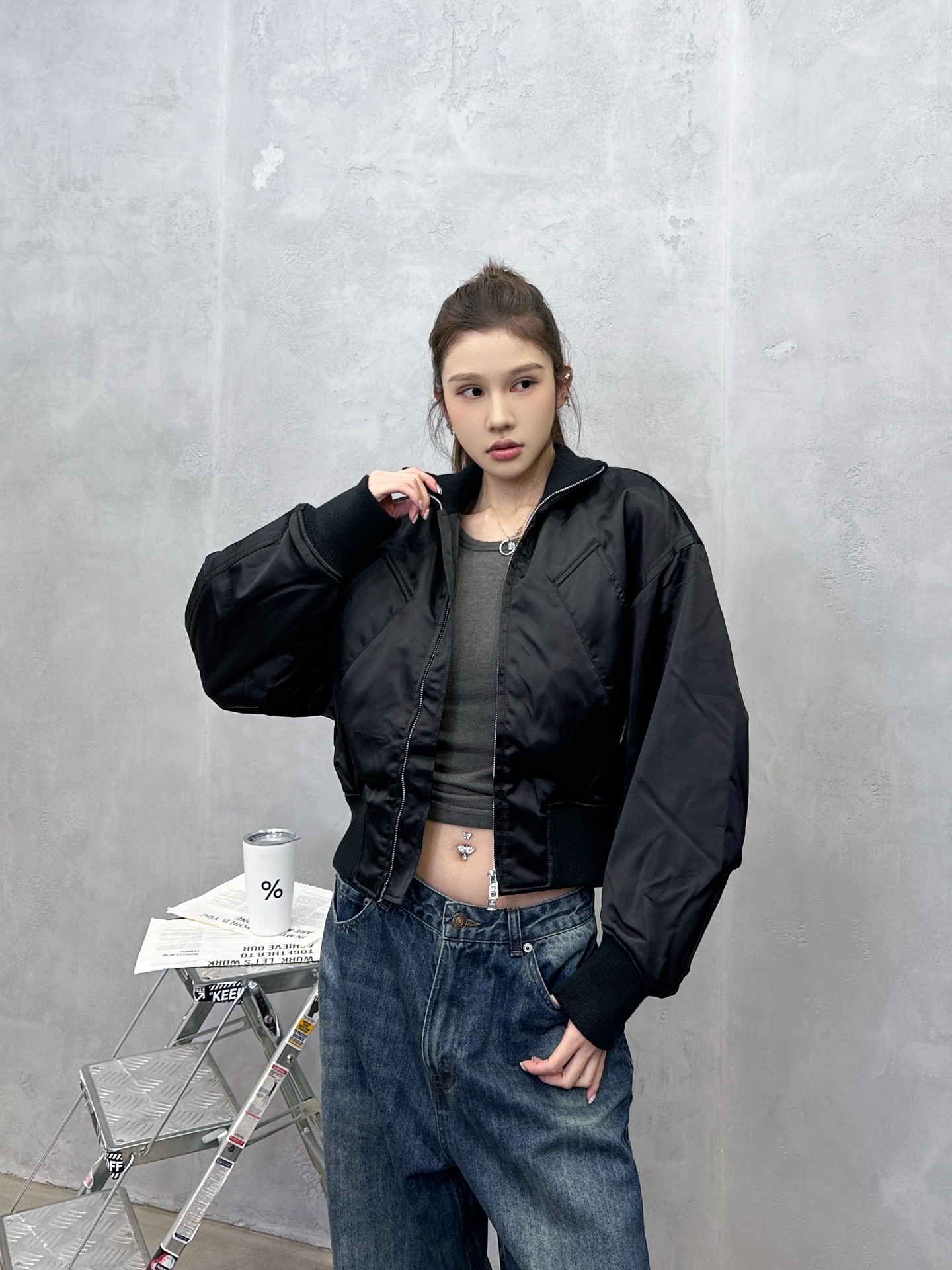 🌾大王 ｜ 新款棉服，特殊高密聚酯纤维面料，时尚飞行员夹克版型，尺码sml