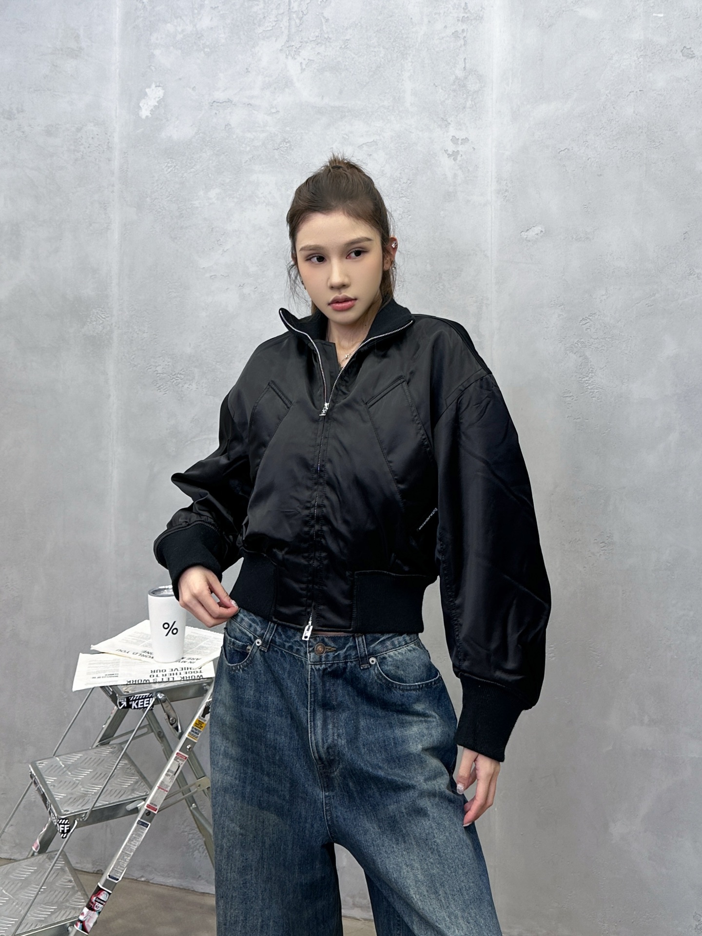 🌾大王 ｜ 新款棉服，特殊高密聚酯纤维面料，时尚飞行员夹克版型，尺码sml