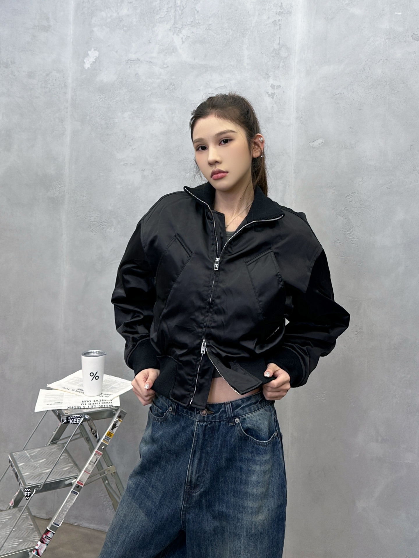 🌾大王 ｜ 新款棉服，特殊高密聚酯纤维面料，时尚飞行员夹克版型，尺码sml