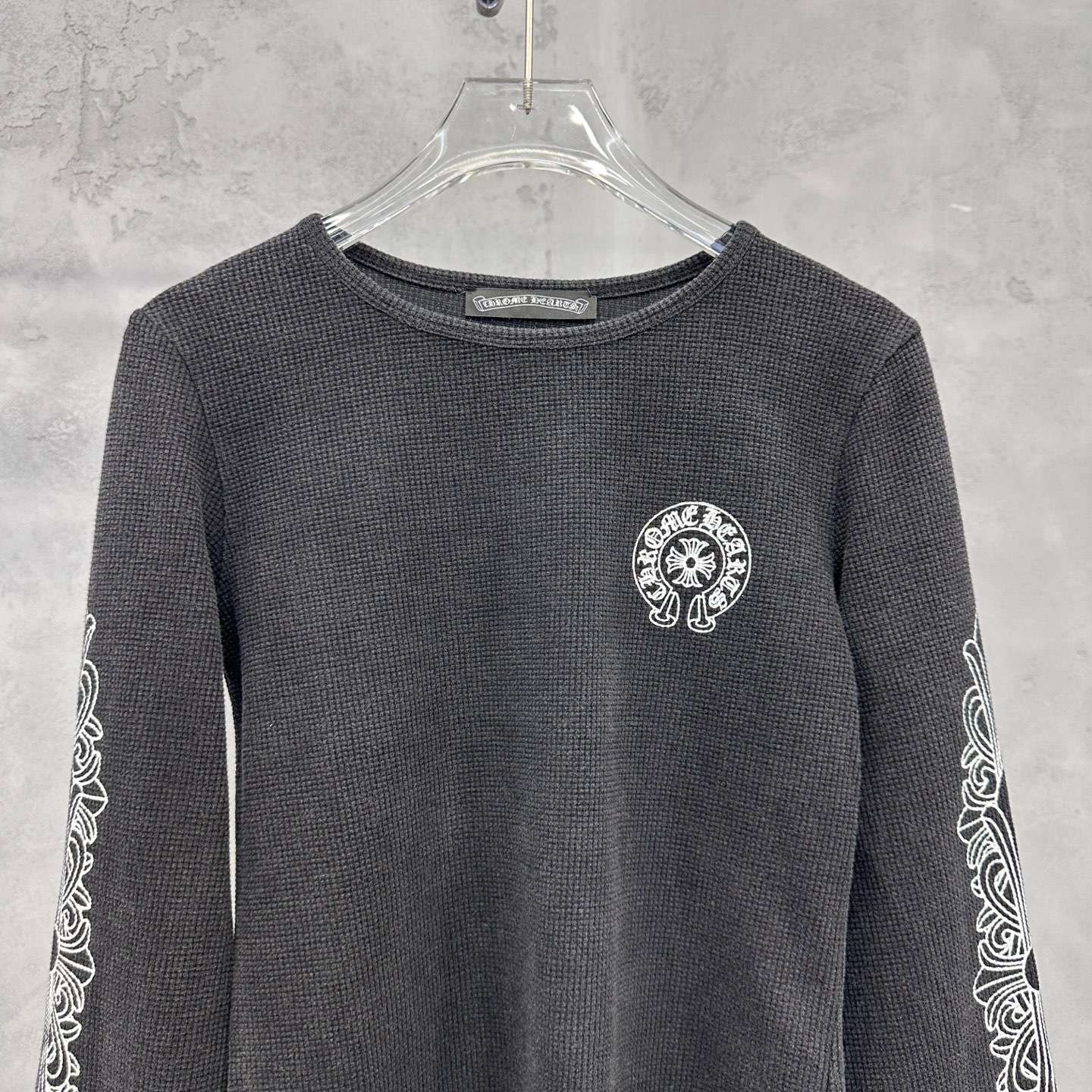 🌾克罗心 ｜ 新款长袖打底，成衣洗水加全身5处印花工艺，休闲时尚，尺码sml