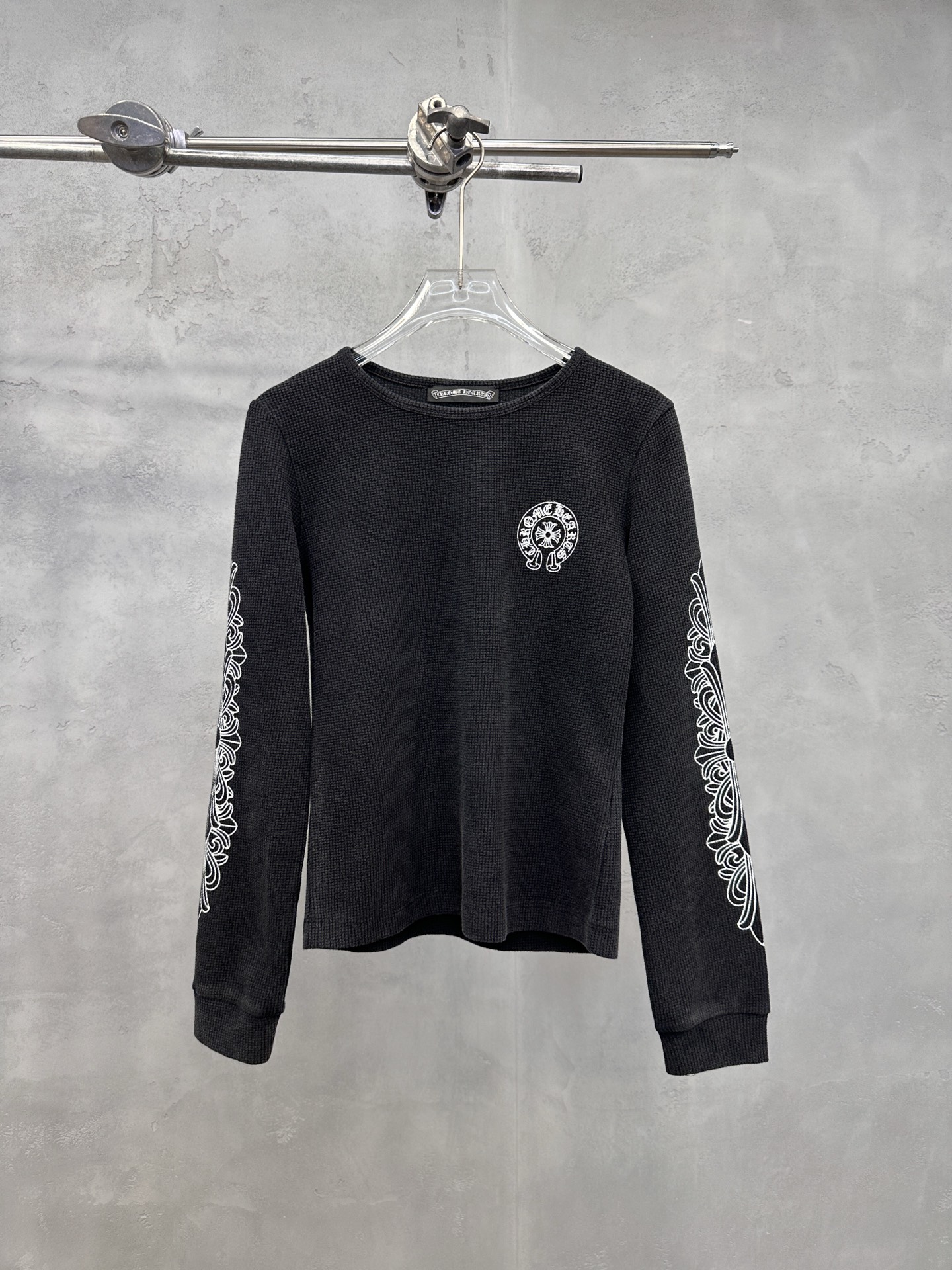 🌾克罗心 ｜ 新款长袖打底，成衣洗水加全身5处印花工艺，休闲时尚，尺码sml