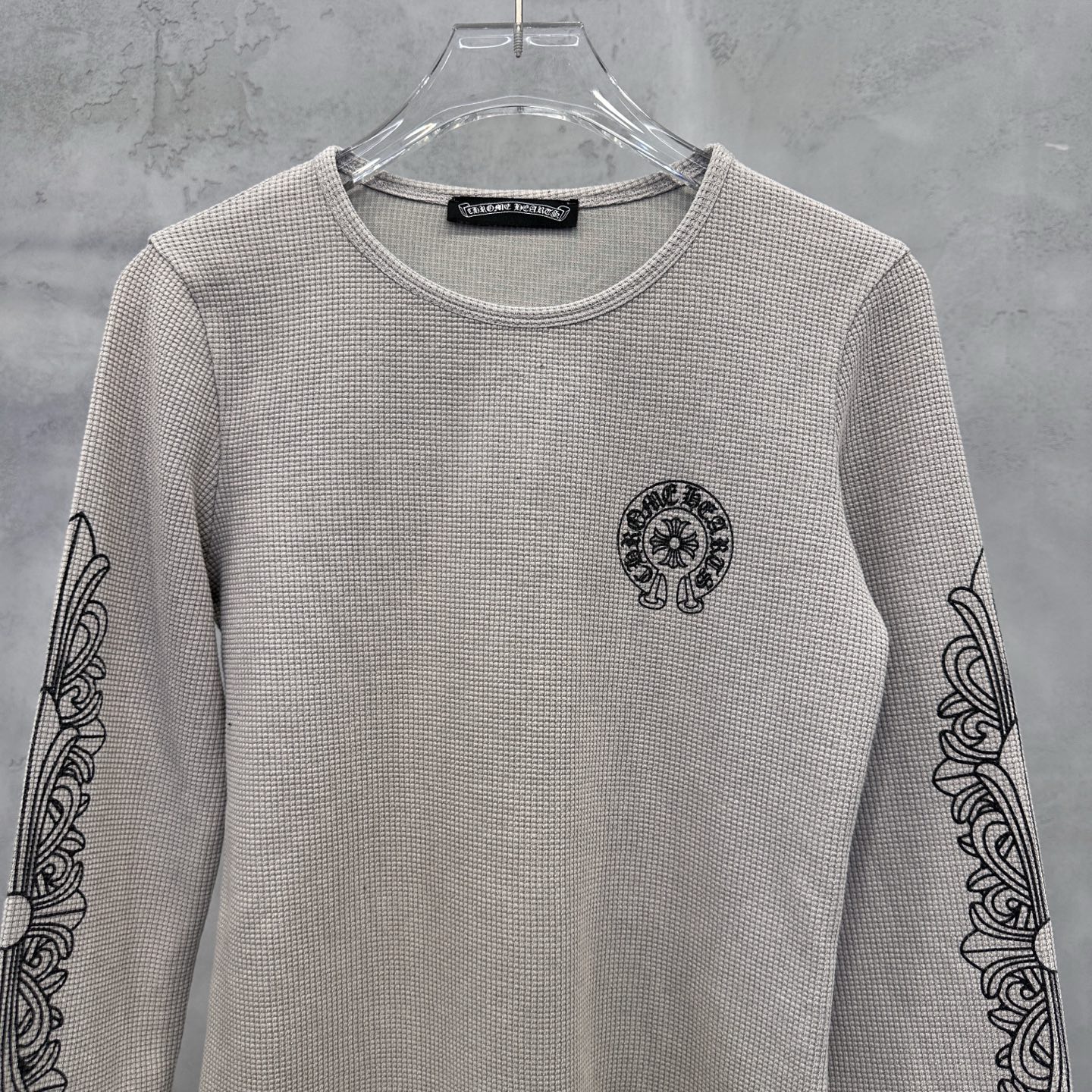 🌾克罗心 ｜ 新款长袖打底，成衣洗水加全身5处印花工艺，休闲时尚，尺码sml