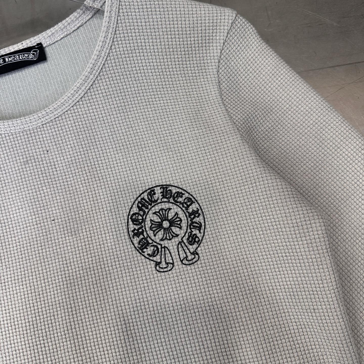 🌾克罗心 ｜ 新款长袖打底，成衣洗水加全身5处印花工艺，休闲时尚，尺码sml