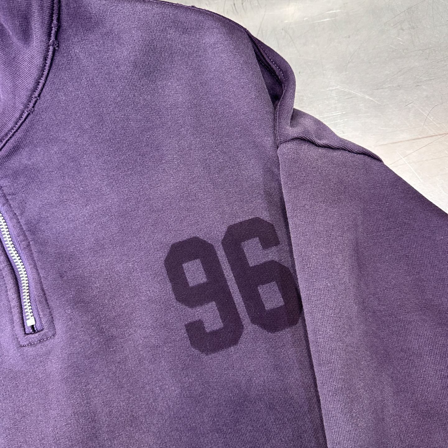 🌾Acne ｜ 新款卫衣，成衣洗水印花吊磨工艺，拉链领口套头版型，男女同款，尺码sml