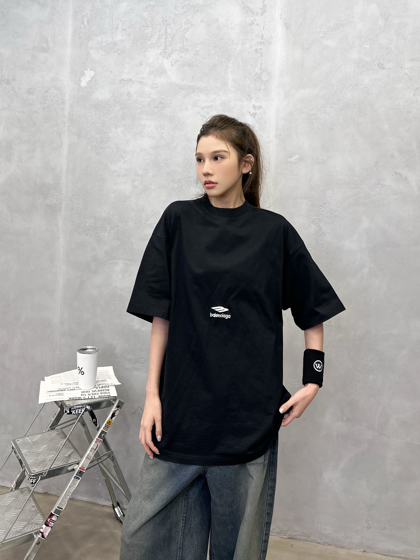 🌾巴黎 ｜ 新款短袖t，成衣洗水工艺加多处刺绣，男女同款，尺码sml