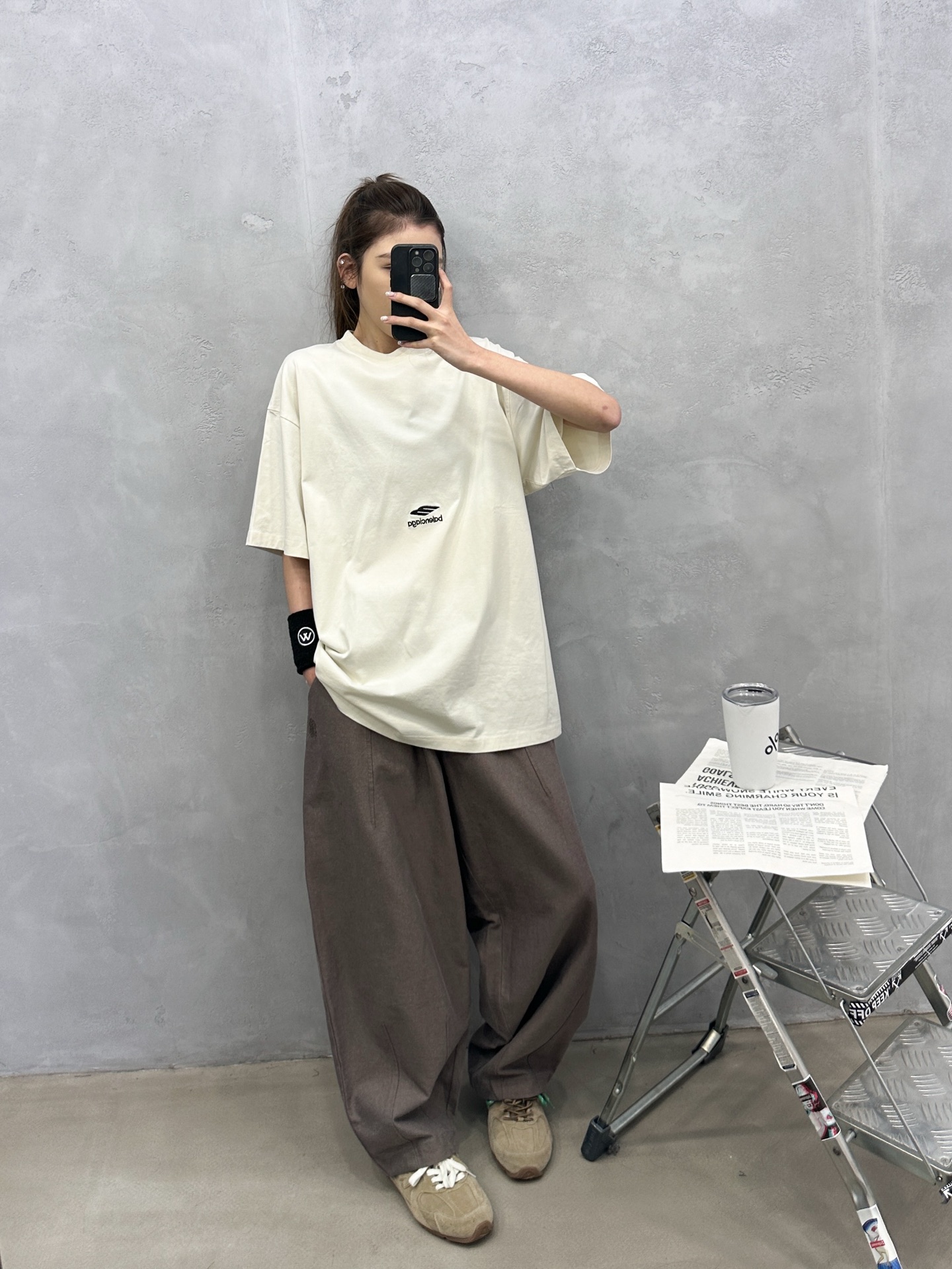 🌾巴黎 ｜ 新款短袖t，成衣洗水工艺加多处刺绣，男女同款，尺码sml